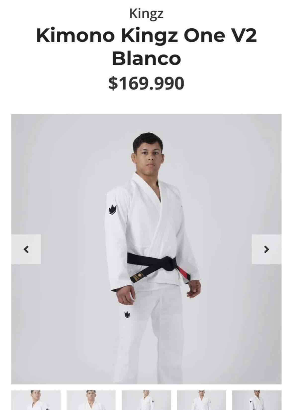 Gi Jiu Jitsu Blanco Kingz One A1L‼️ - miniatura 7