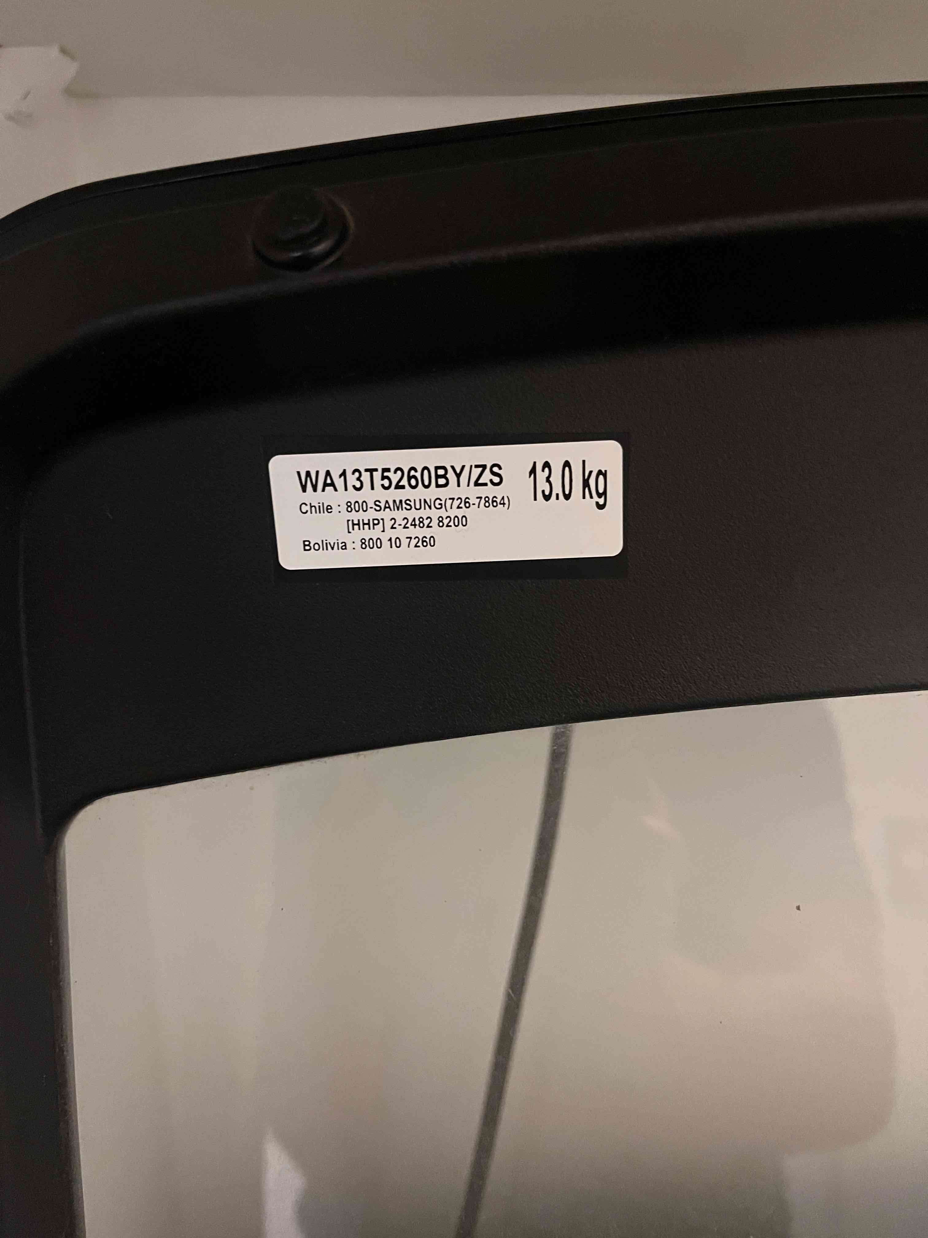 Lavadora Samsung 13kg excelente estado - miniatura 5