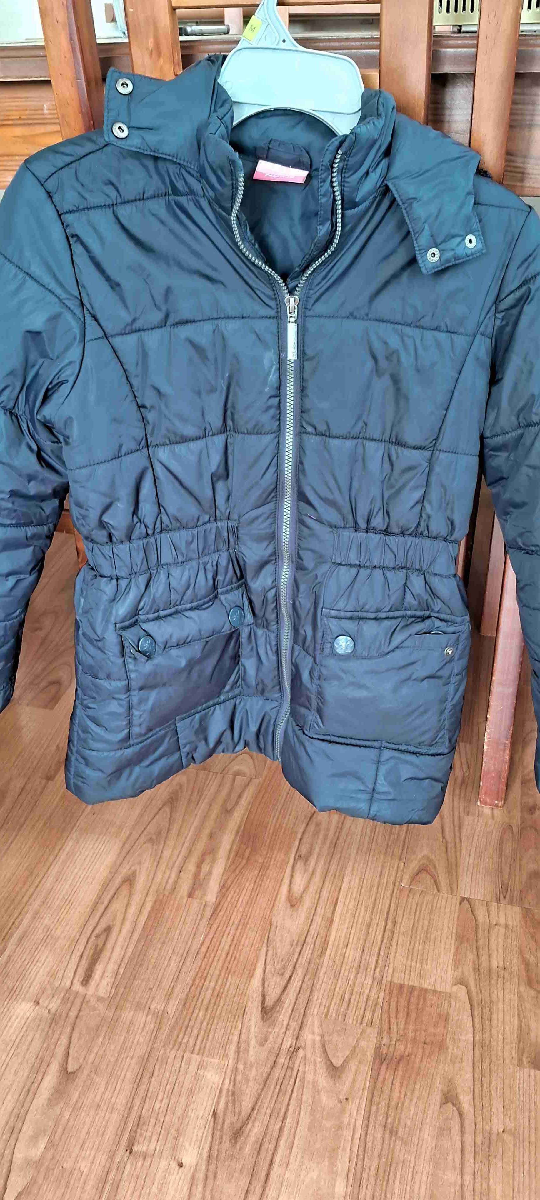 Chaqueta acolchada negra