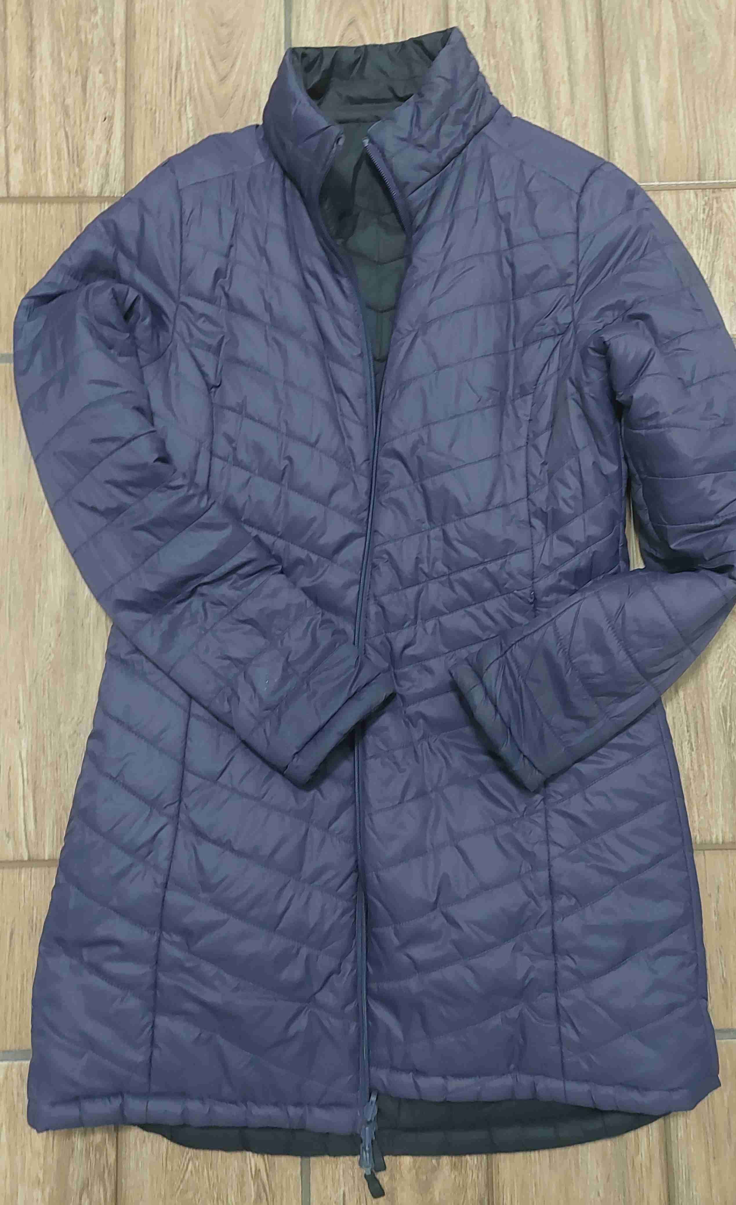 Abrigo largo acolchado negro - miniatura 2