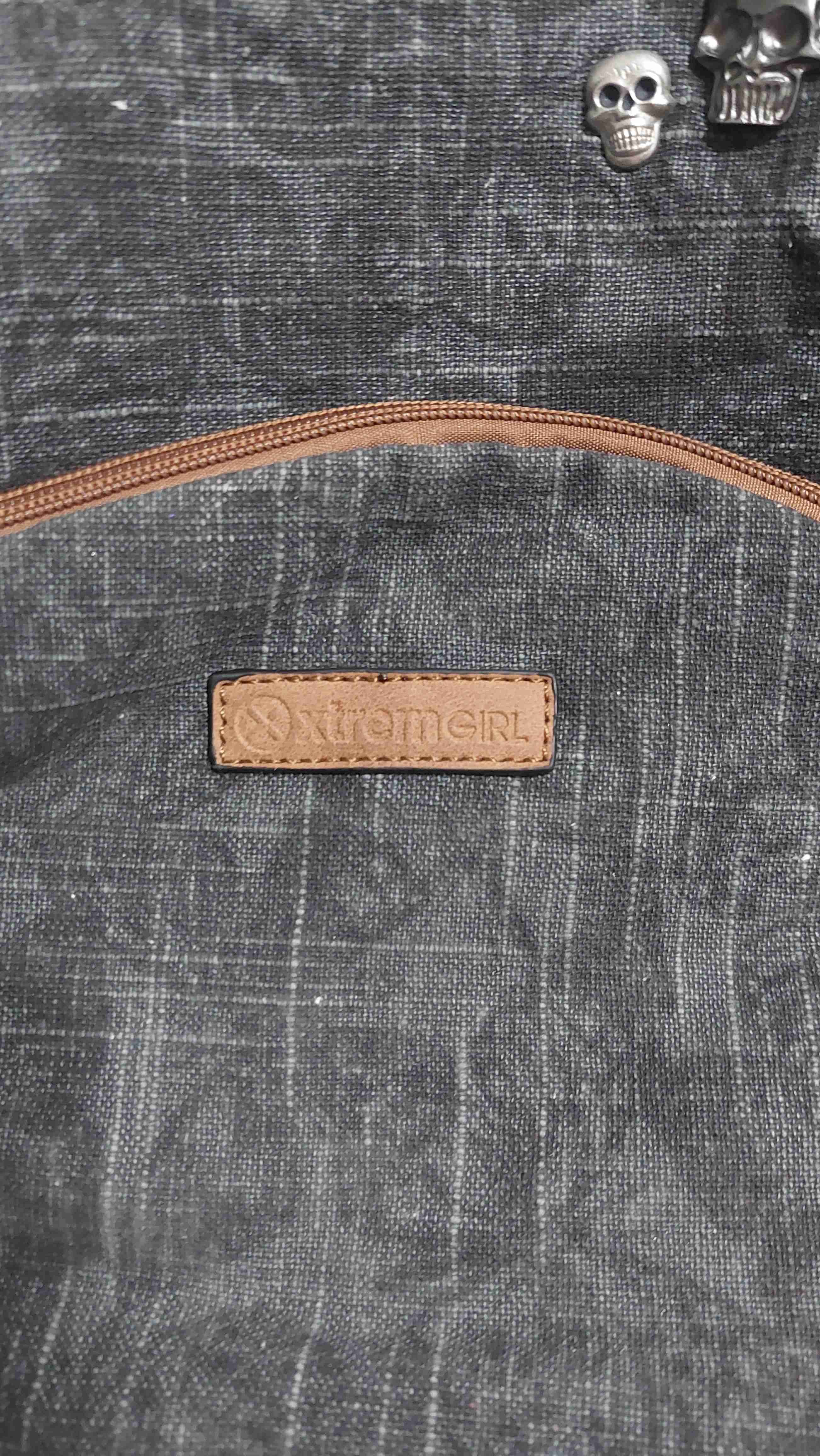 Mochila negra y café Xtrem con diseño - miniatura 2