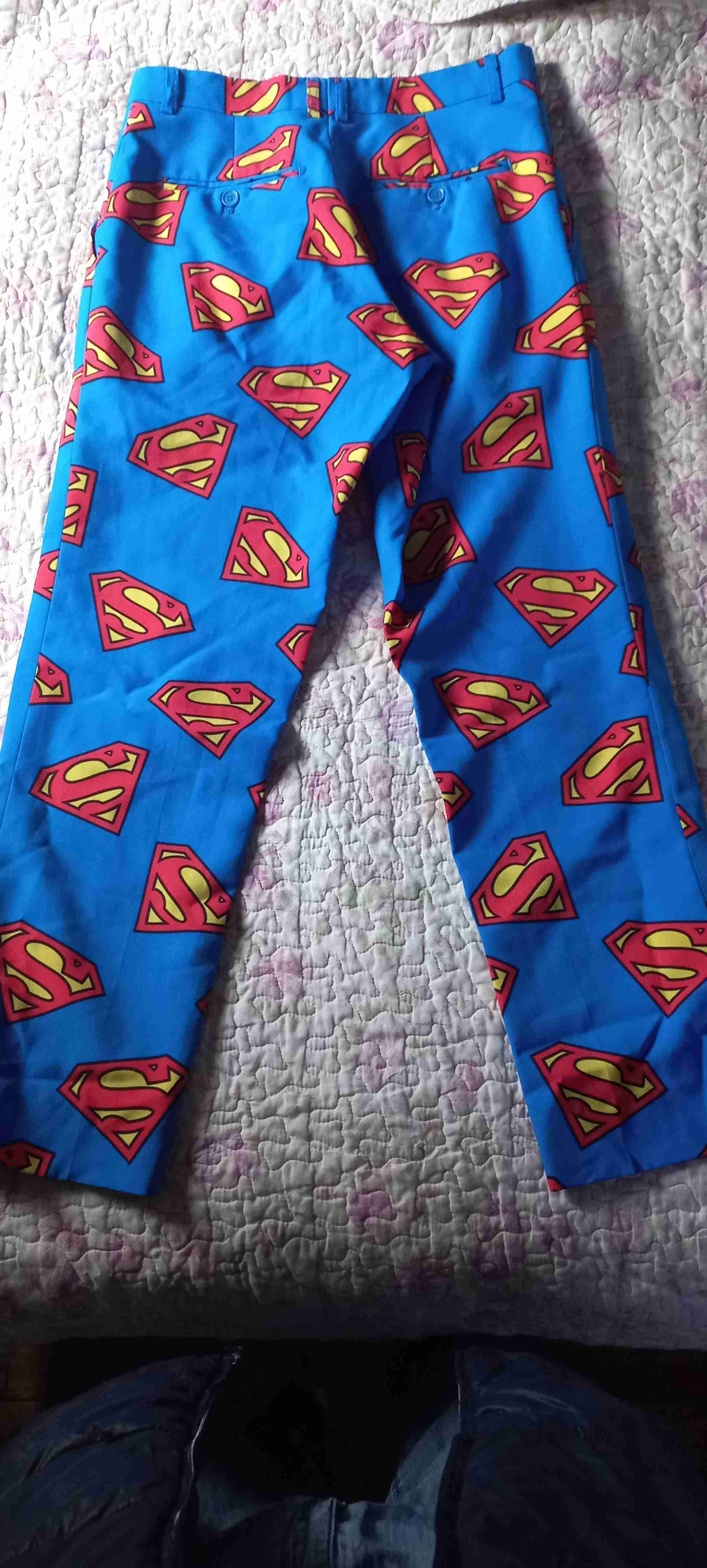 Pantalones azules de superhéroe marca - miniatura 1