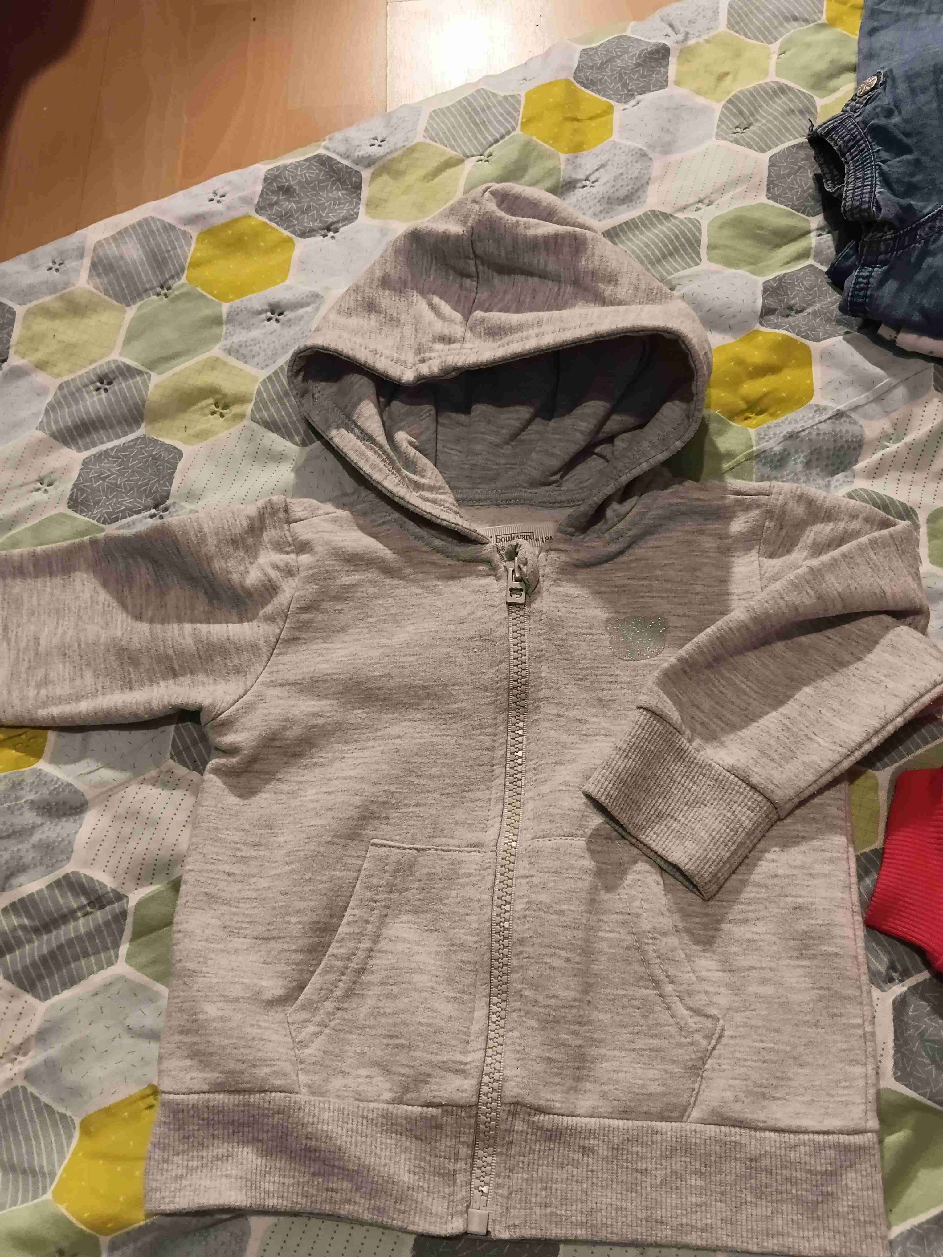 Pantalones de polar rosado y gris - miniatura 2