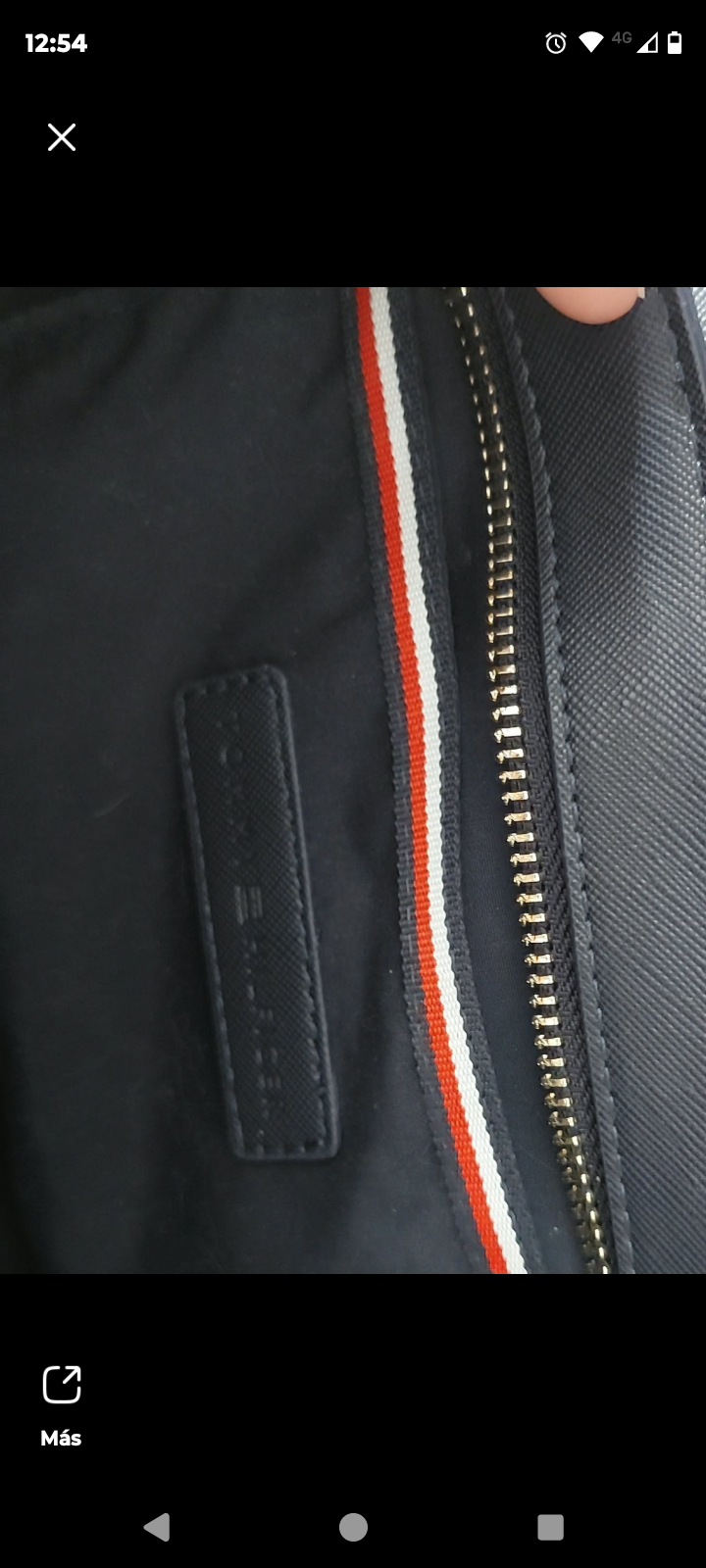 Cartera cruzada negra Tommy - miniatura 2