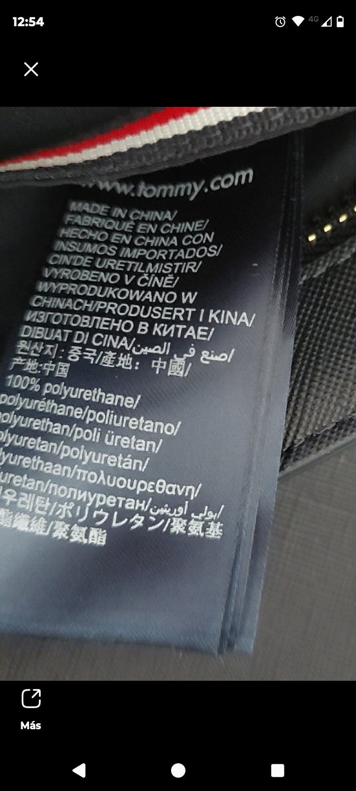 Cartera cruzada negra Tommy - miniatura 3