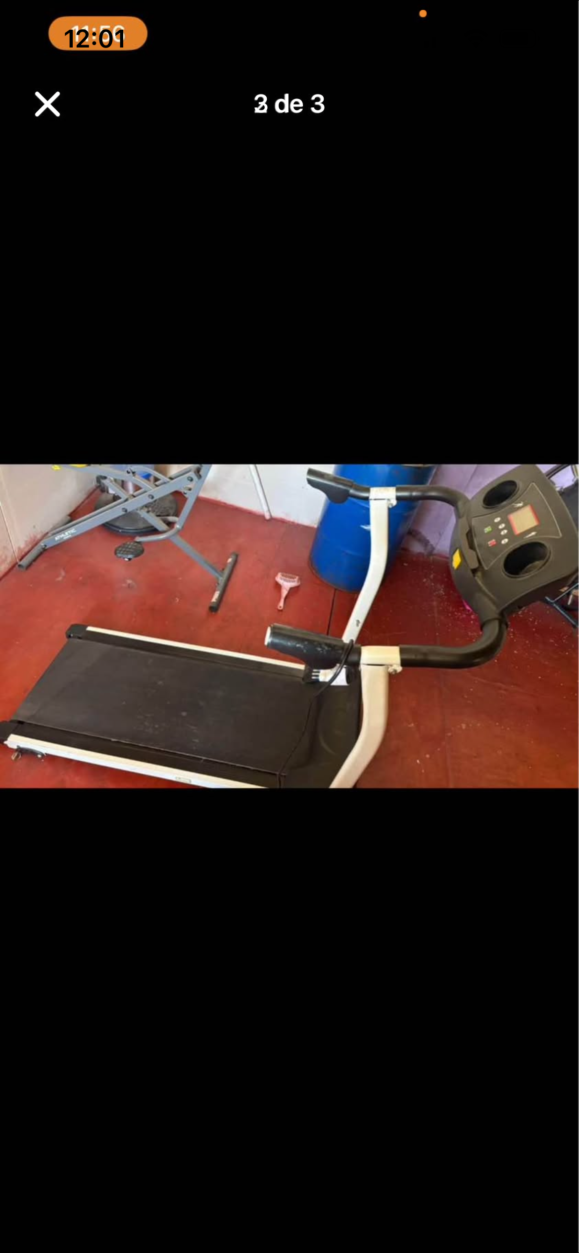 Cinta de correr eléctrica (trotadora)