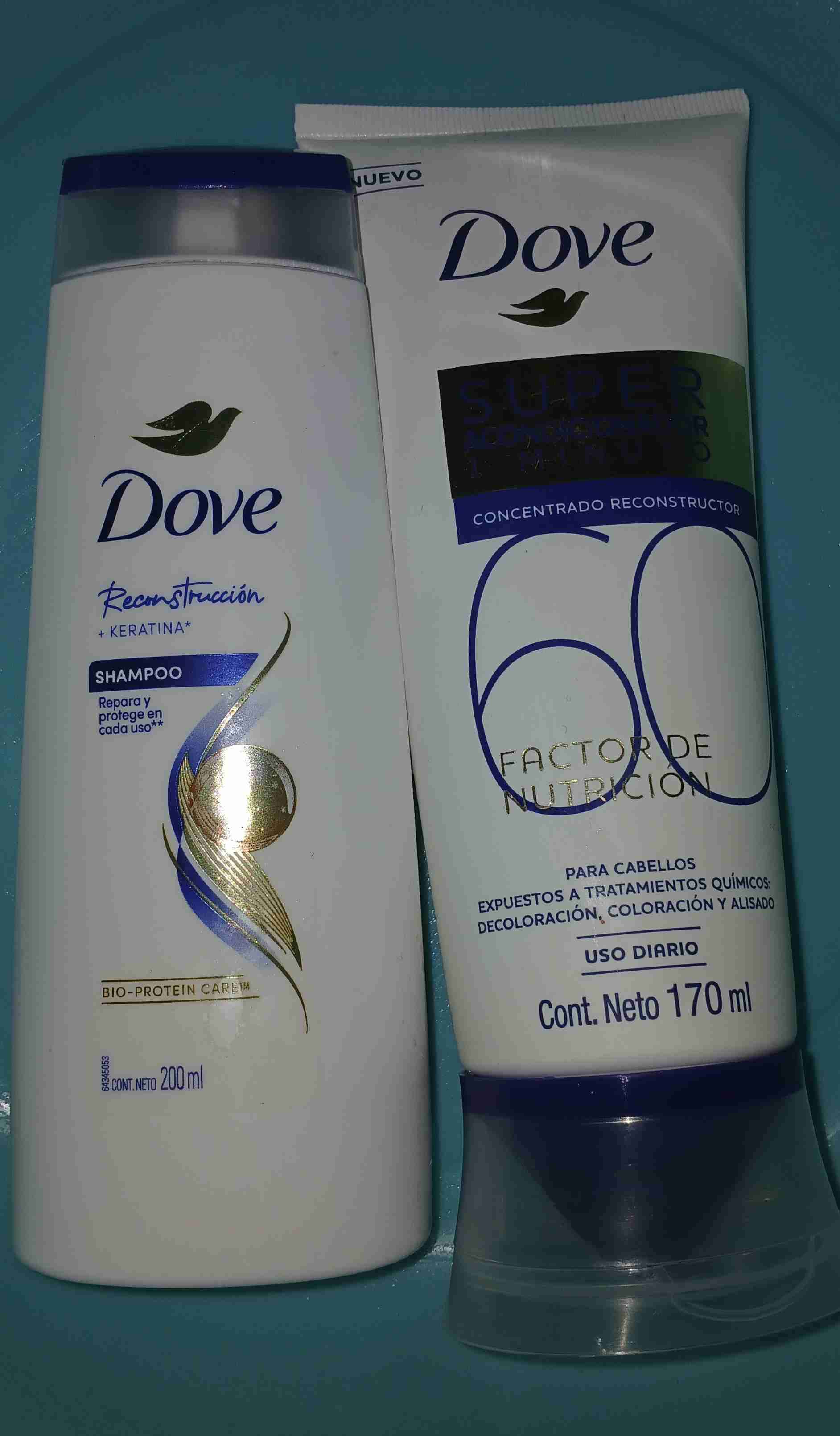 Set Dove shampoo y acondicionador