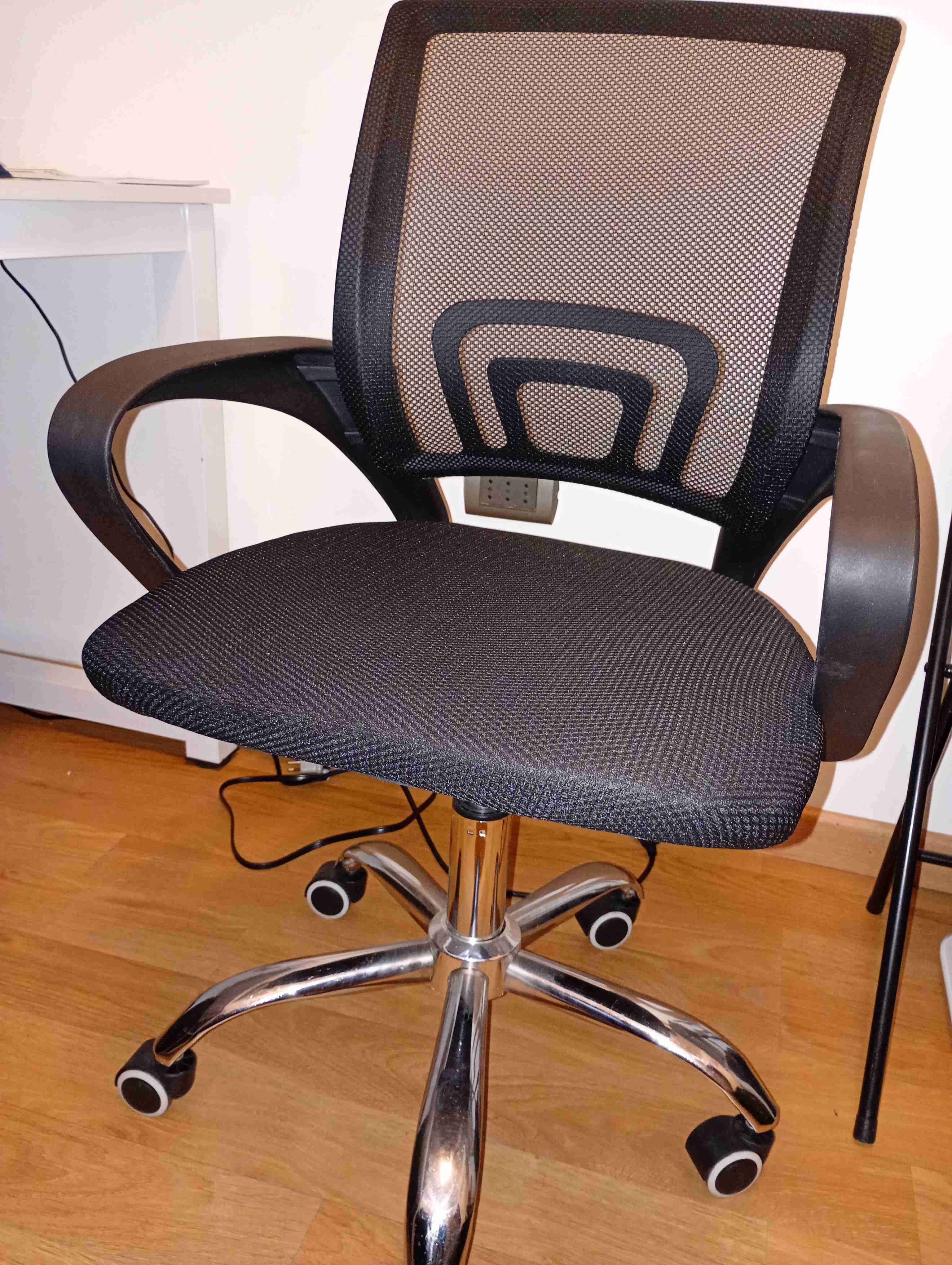 Silla de oficina ergonómica negra - miniatura 3