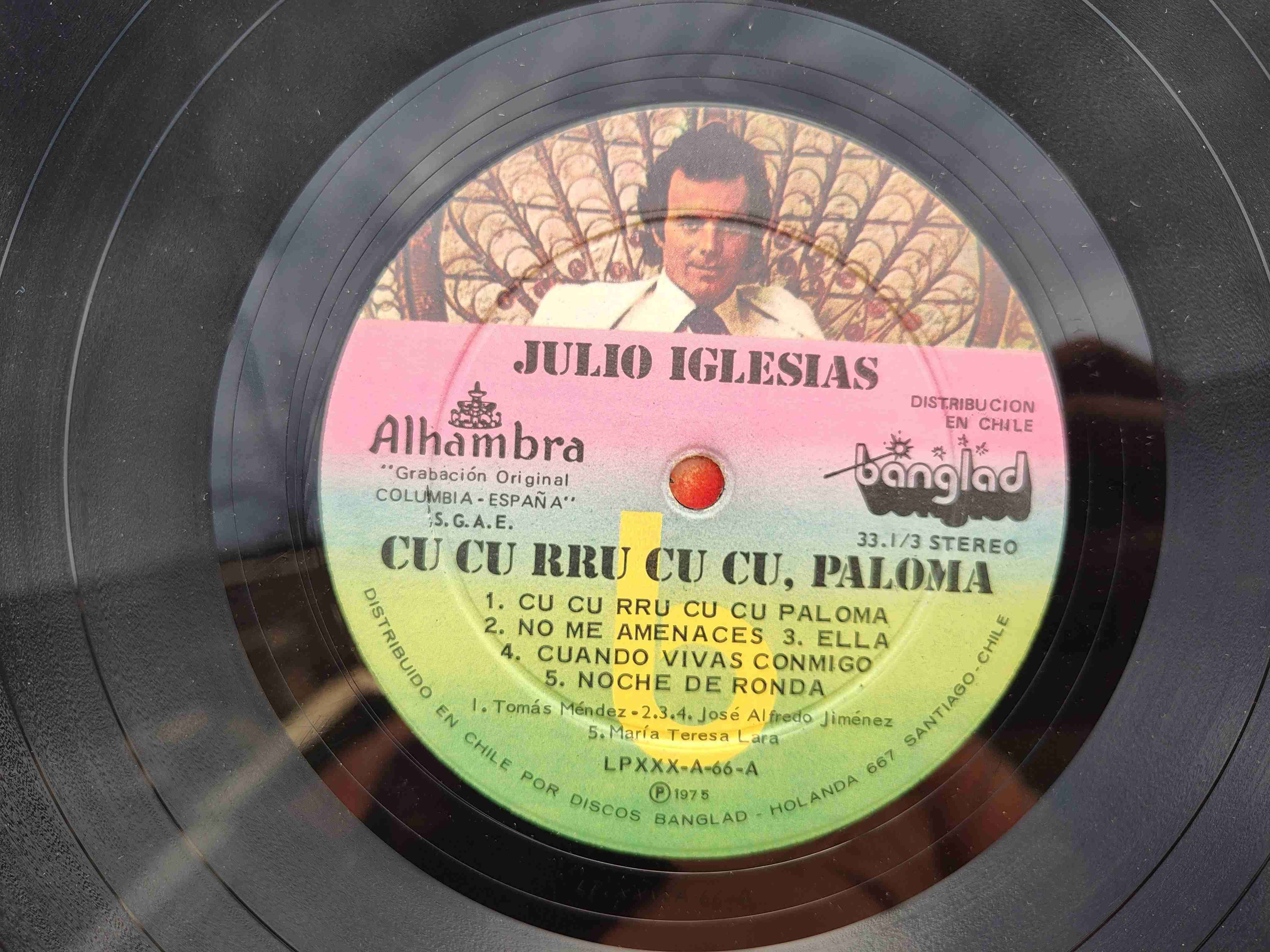 Disco vinilo Julio Iglesias - miniatura 3