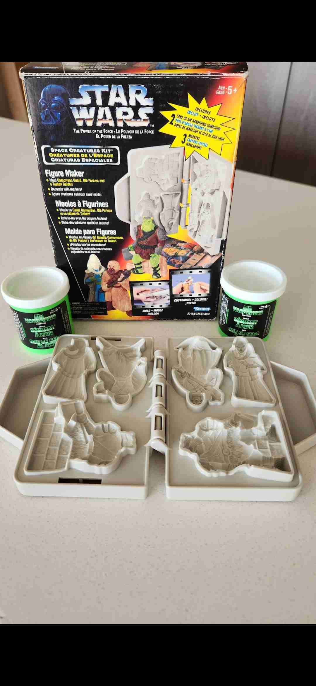 Kit de Figuras para moldear  Star Wars Año 97