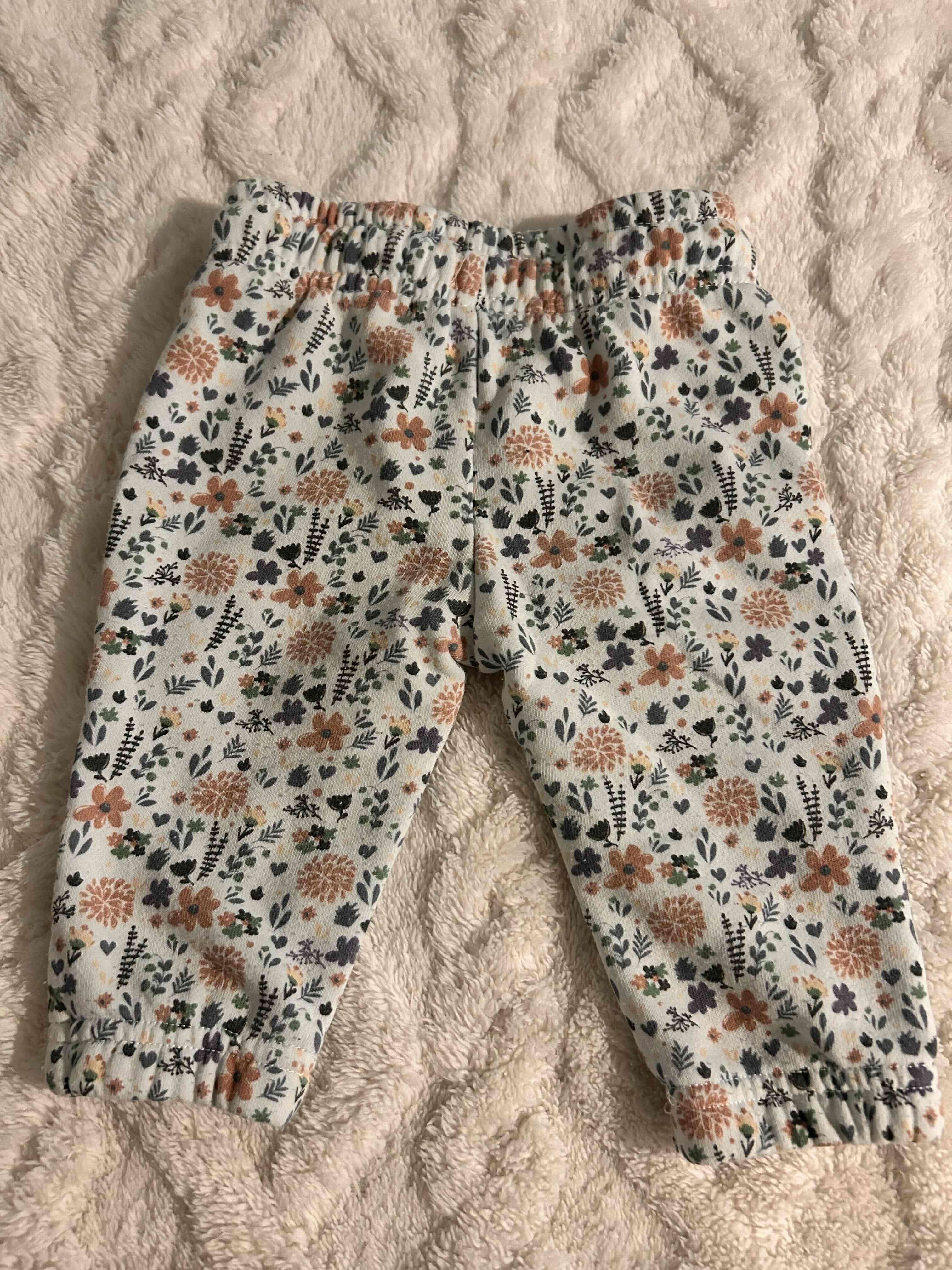 Pantalones bebé estampado floral 6 meses - miniatura 2