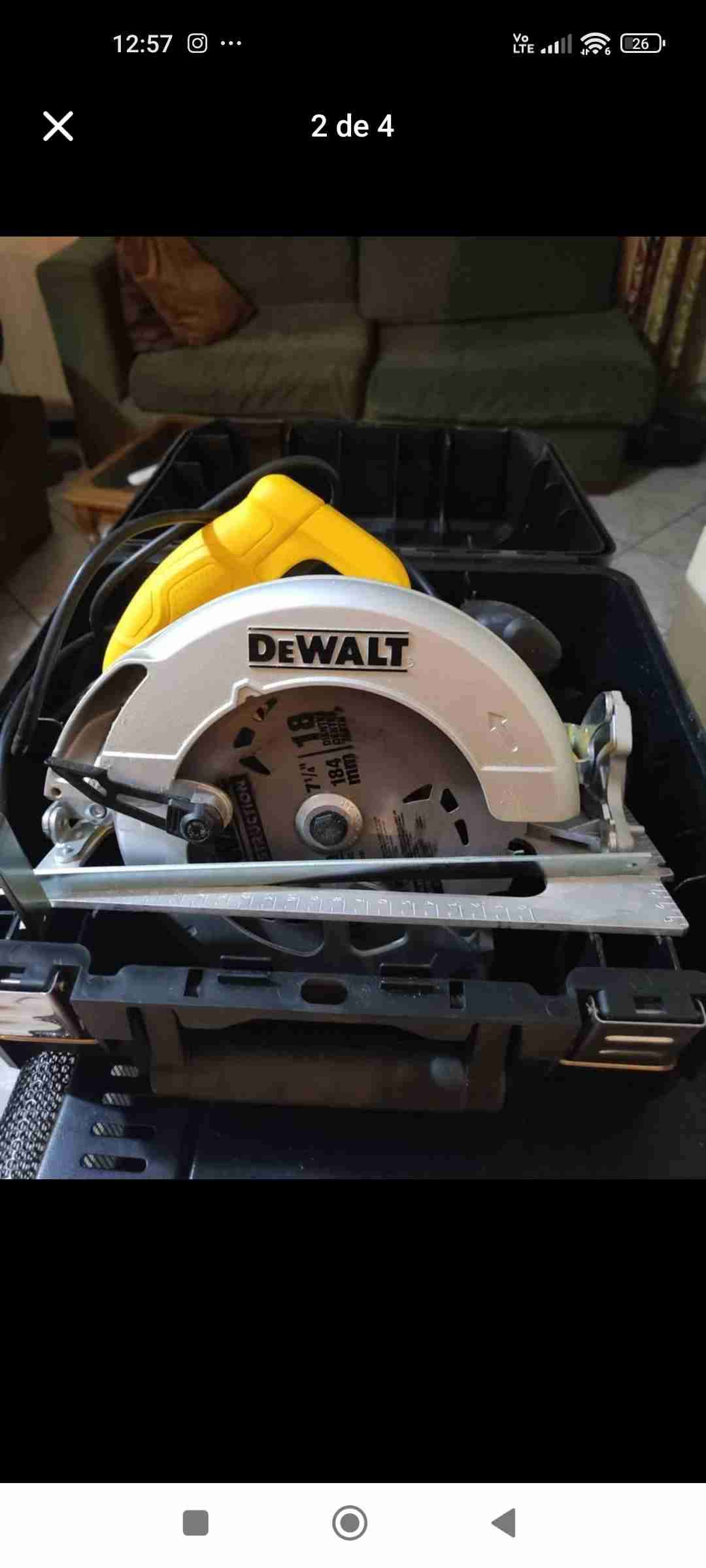 Sierra circular 7-1/4 1800W Dewalt DWE575K - miniatura 3
