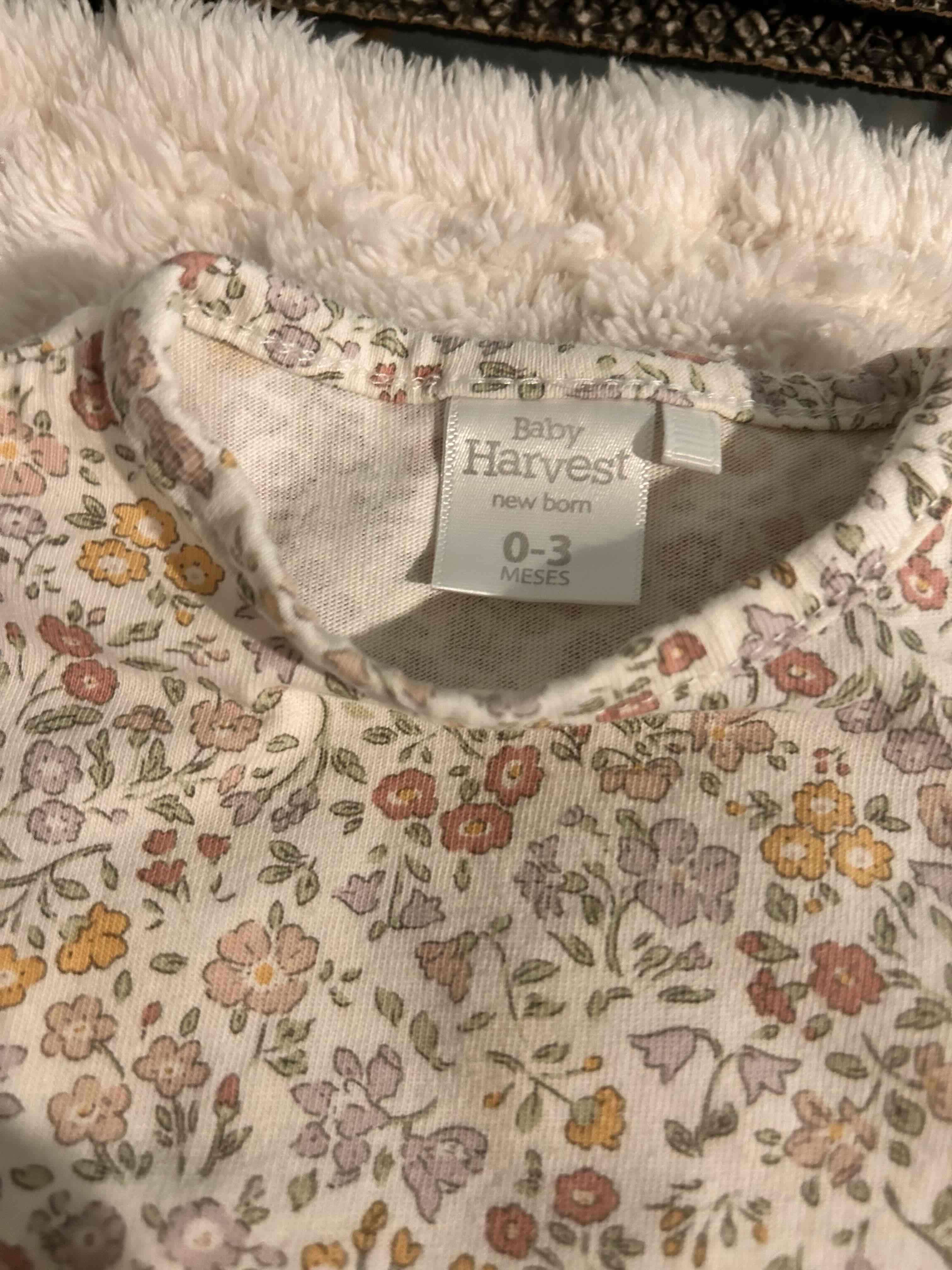 Body floral bebé manga larga - miniatura 2