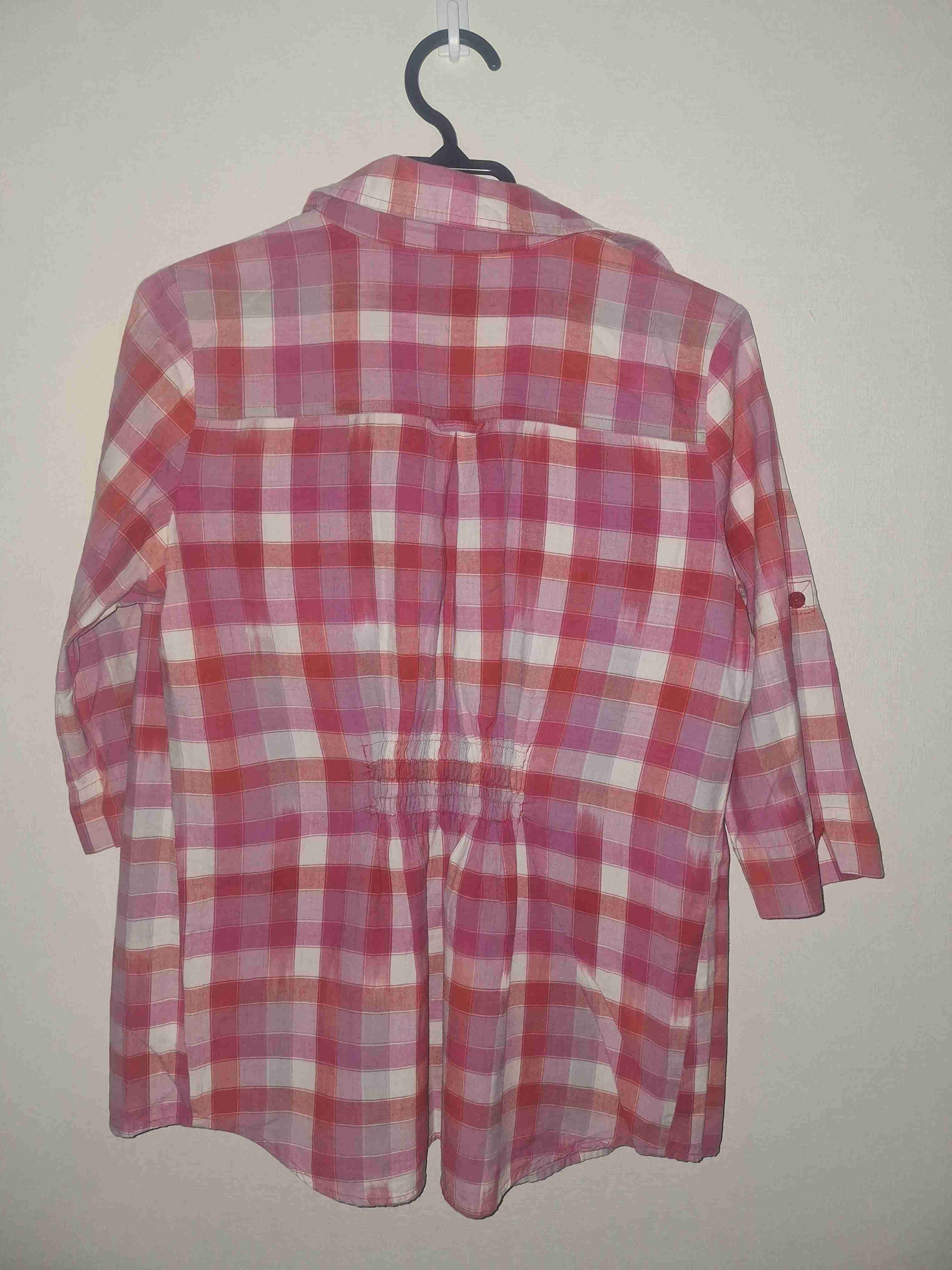 Camisa cuadriculada Vans roja - miniatura 2