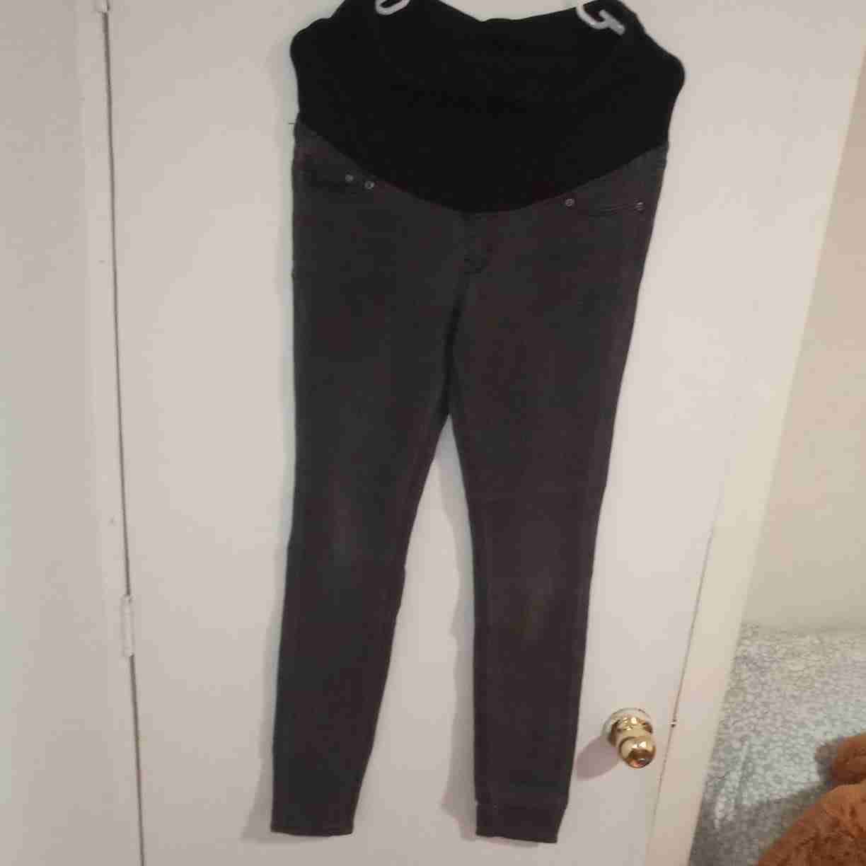 Pantalones maternales negros y azul - miniatura 1