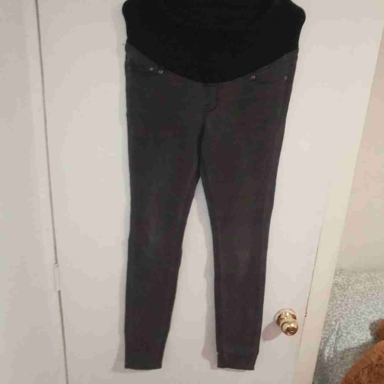 Pantalones maternales negros y azul - miniatura 2