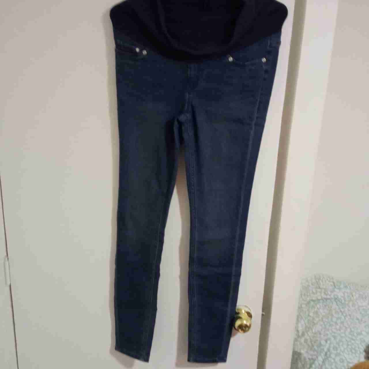 Pantalones maternales negros y azul - miniatura 5