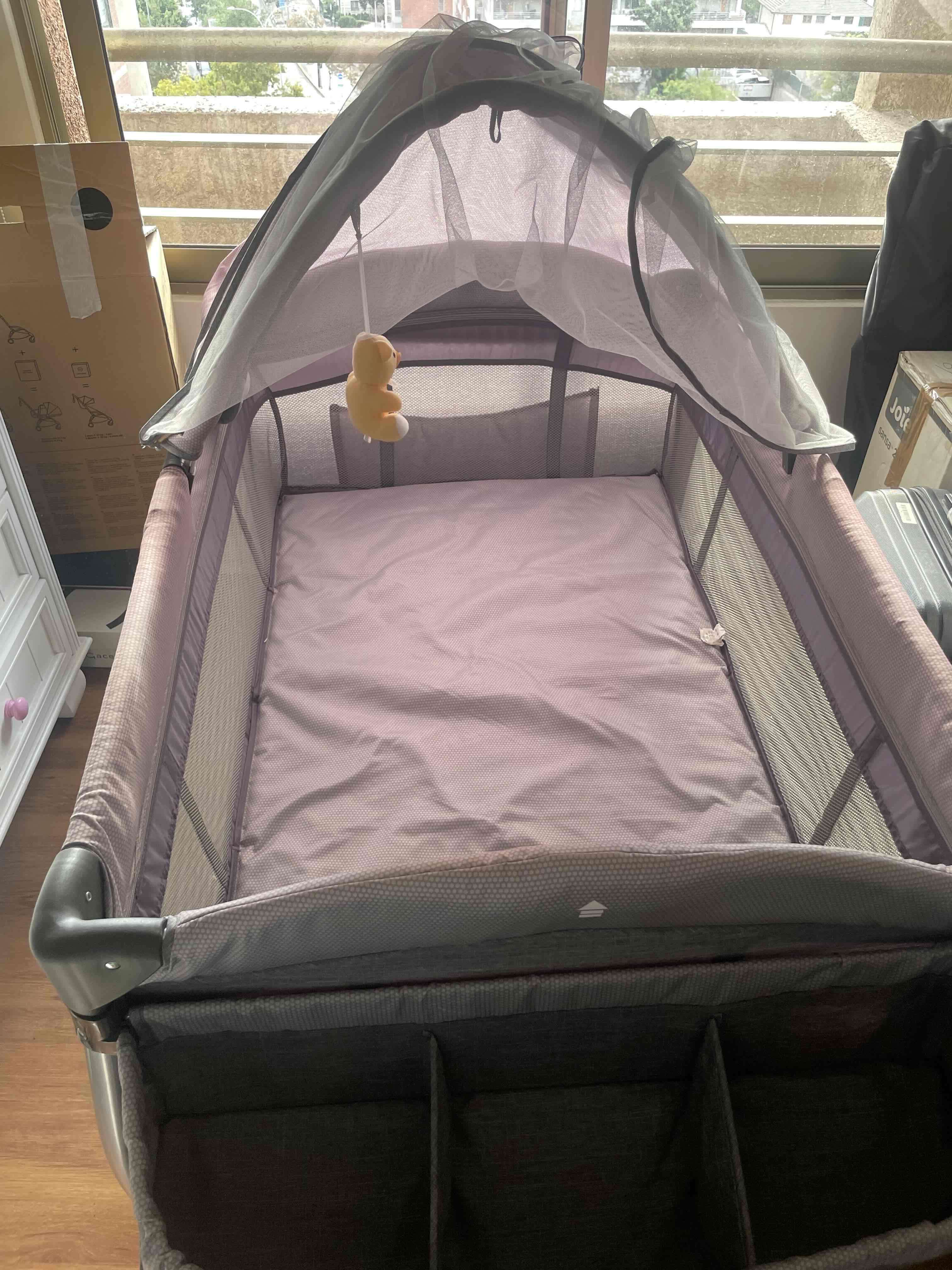 Cuna con toldillo para bebé - miniatura 1