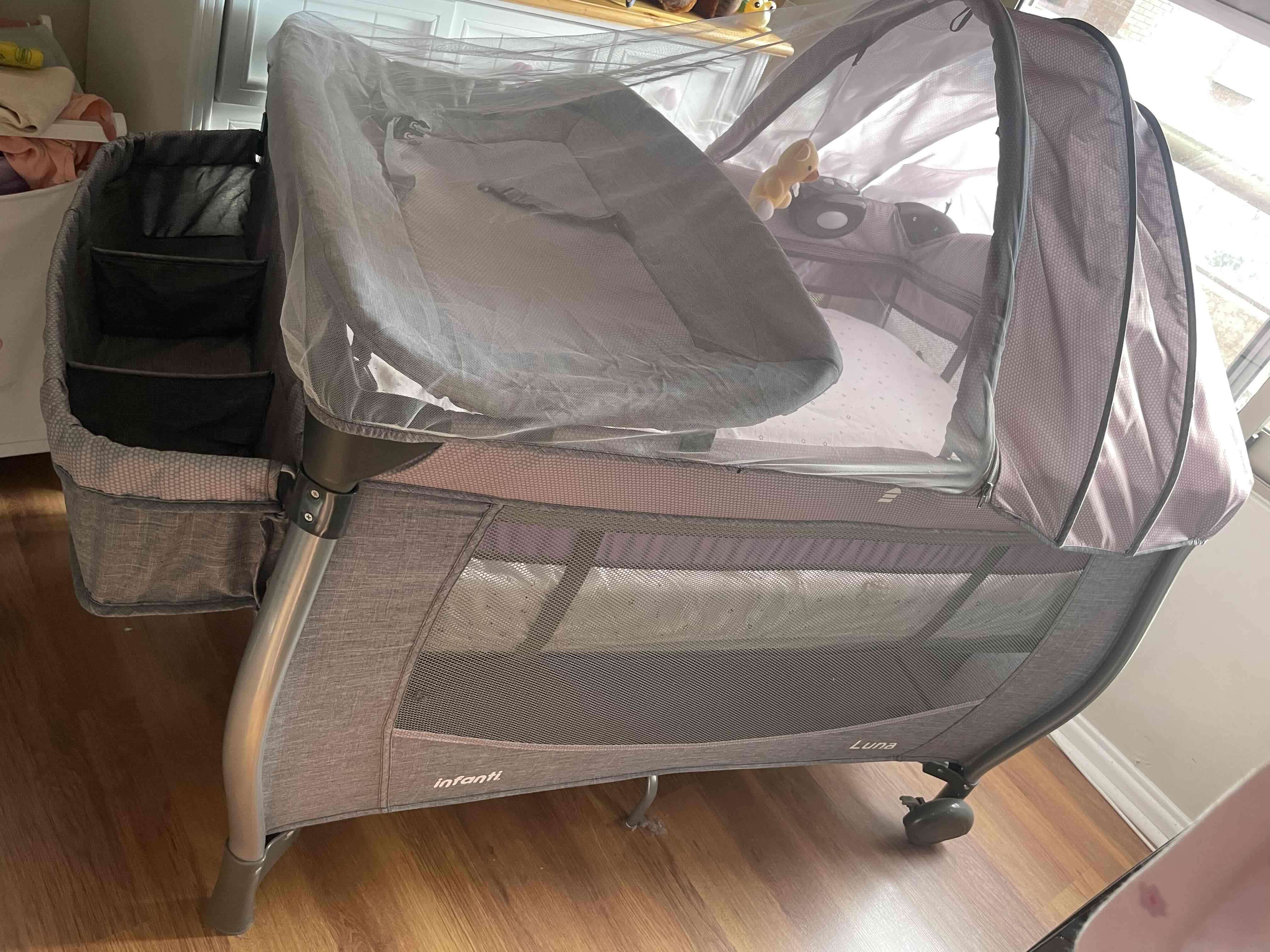 Cuna con toldillo para bebé - miniatura 3