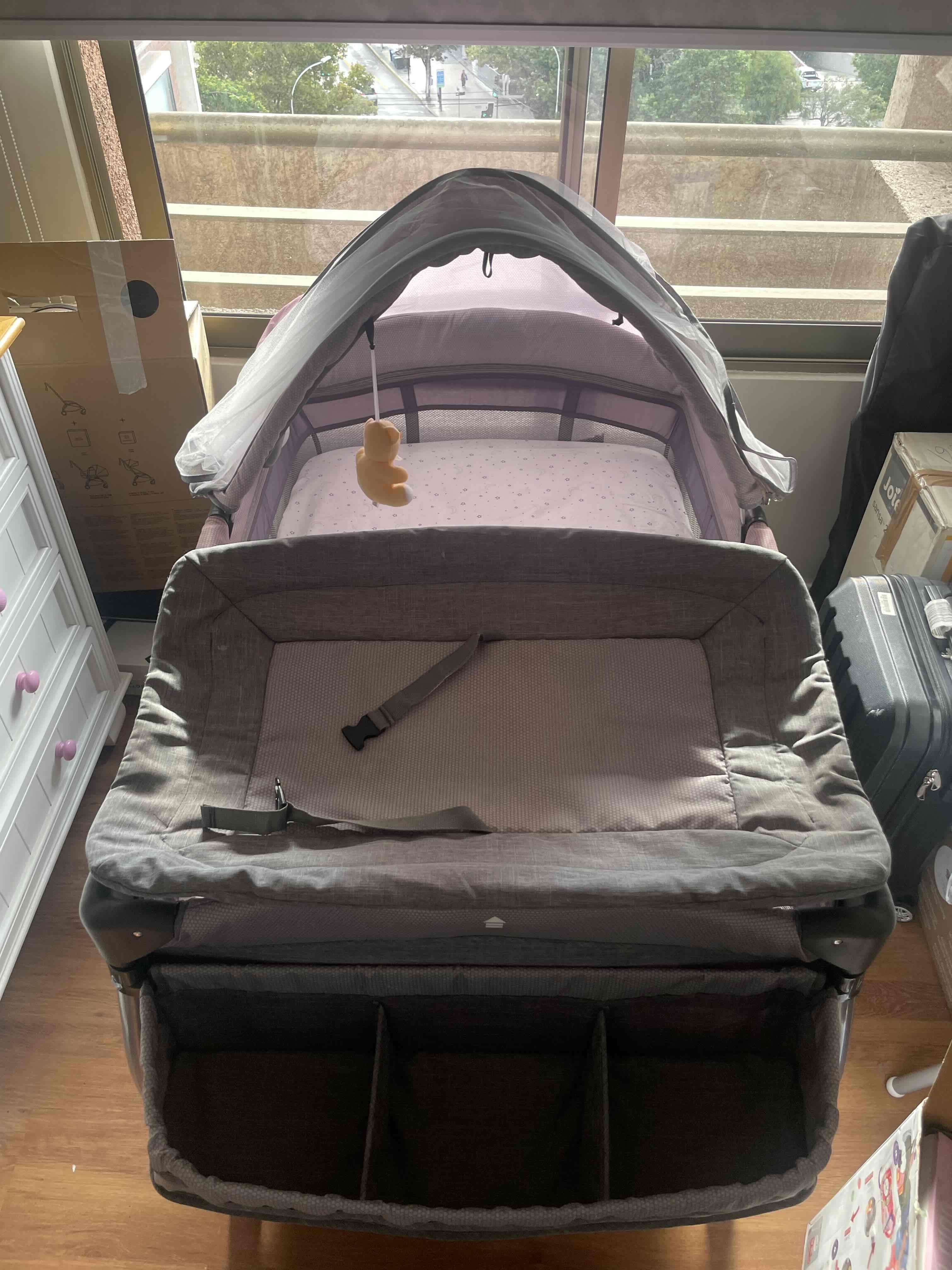 Cuna con toldillo para bebé - miniatura 6