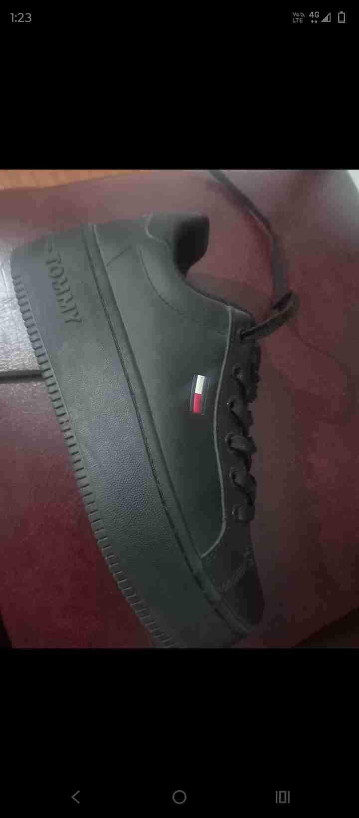 Zapatilla negra Tommy Original NRO 38 - miniatura 2