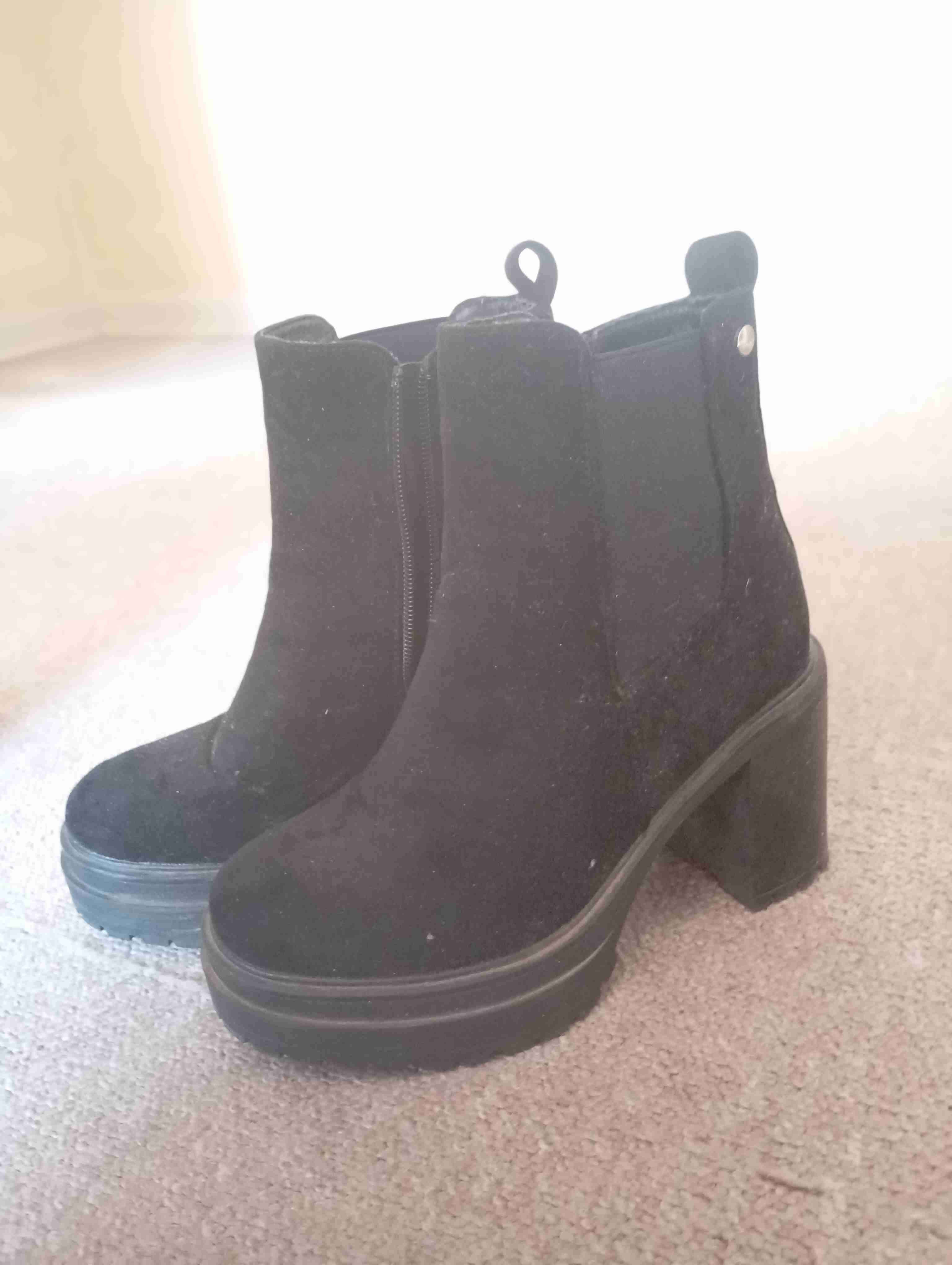 Botines negros de plataforma - miniatura 1