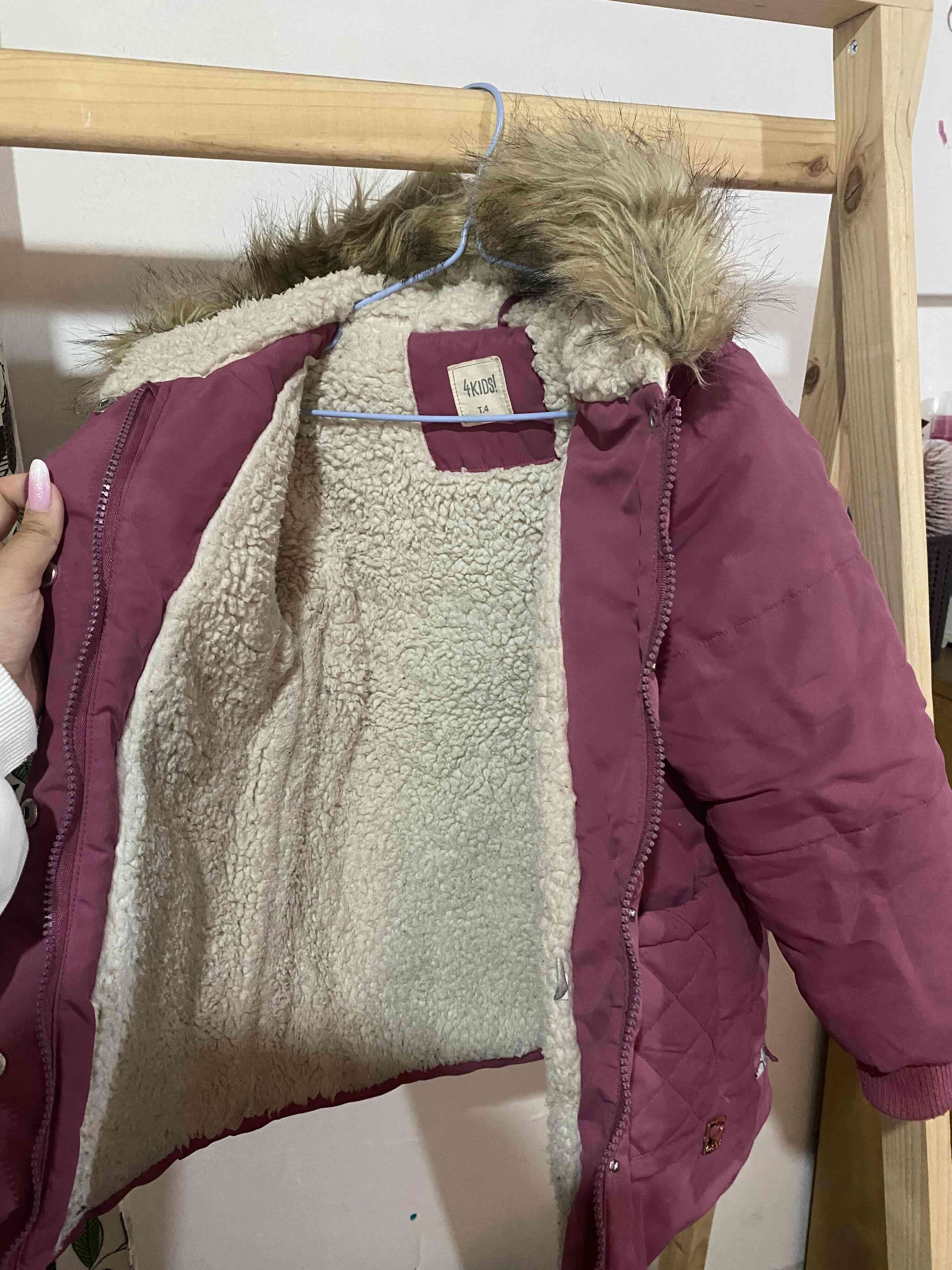 Parka rosada niña - miniatura 3