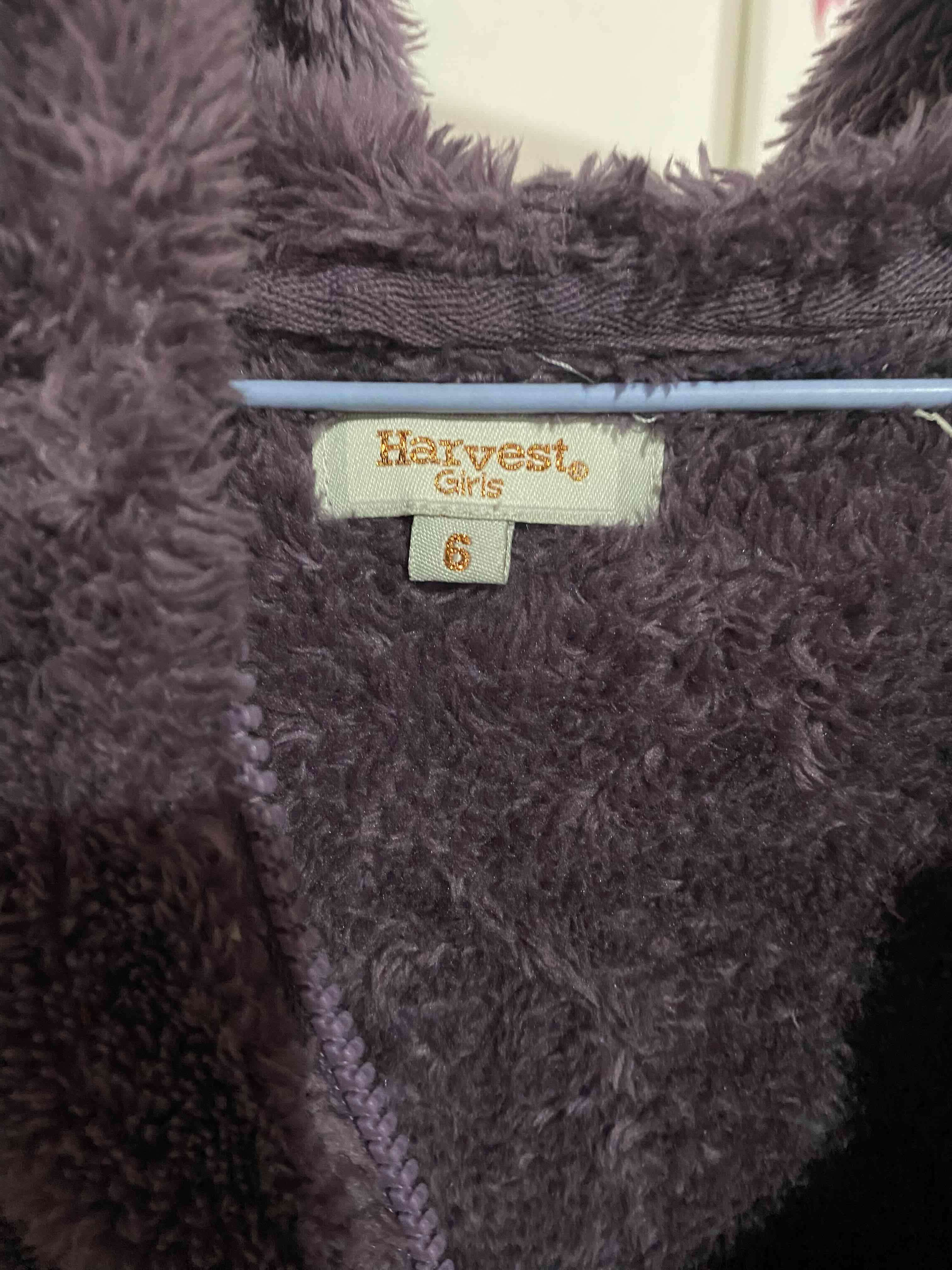 Chaqueta polar morada para niña - miniatura 5