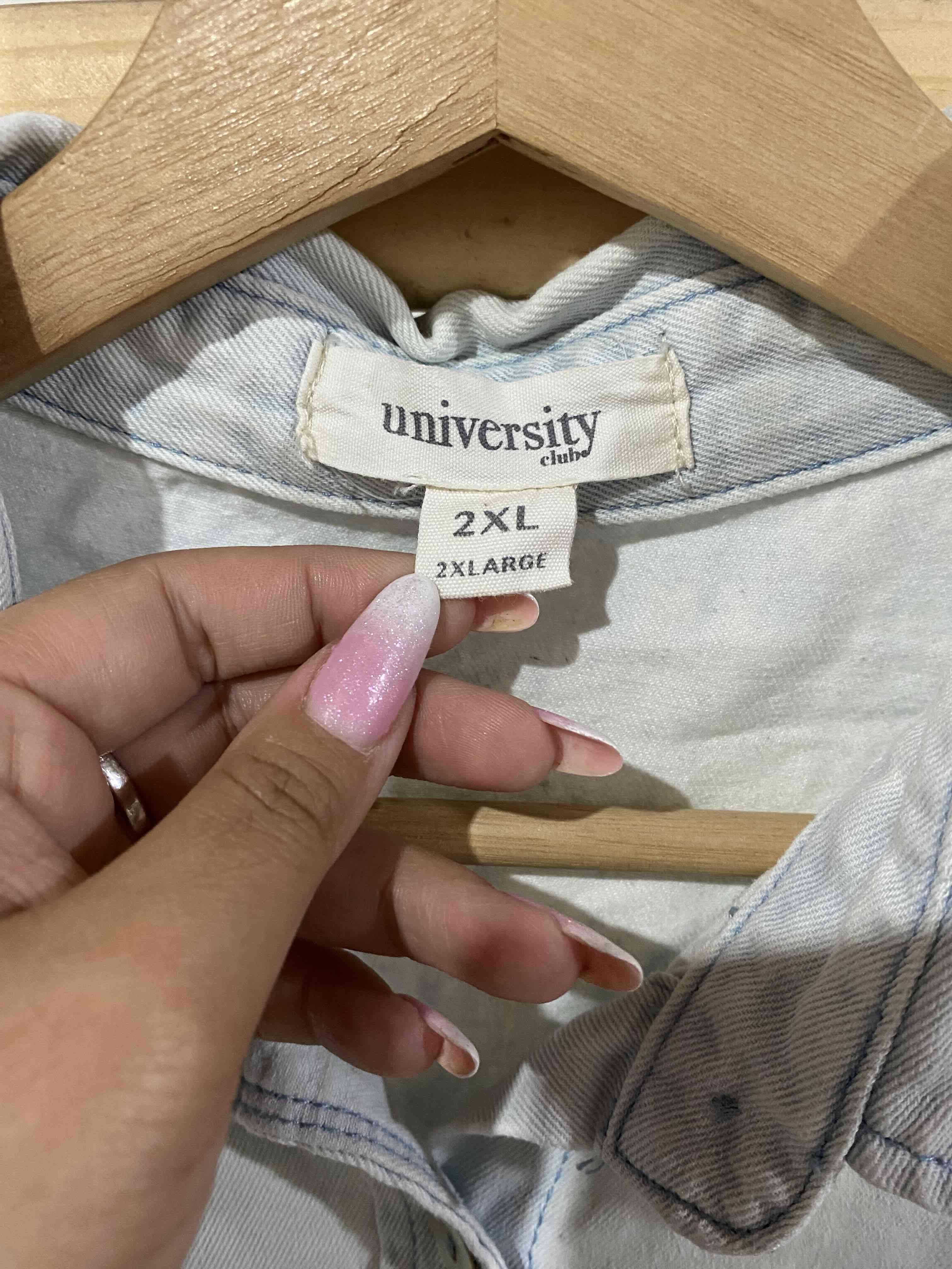 Camisa de mezclilla celeste - miniatura 4