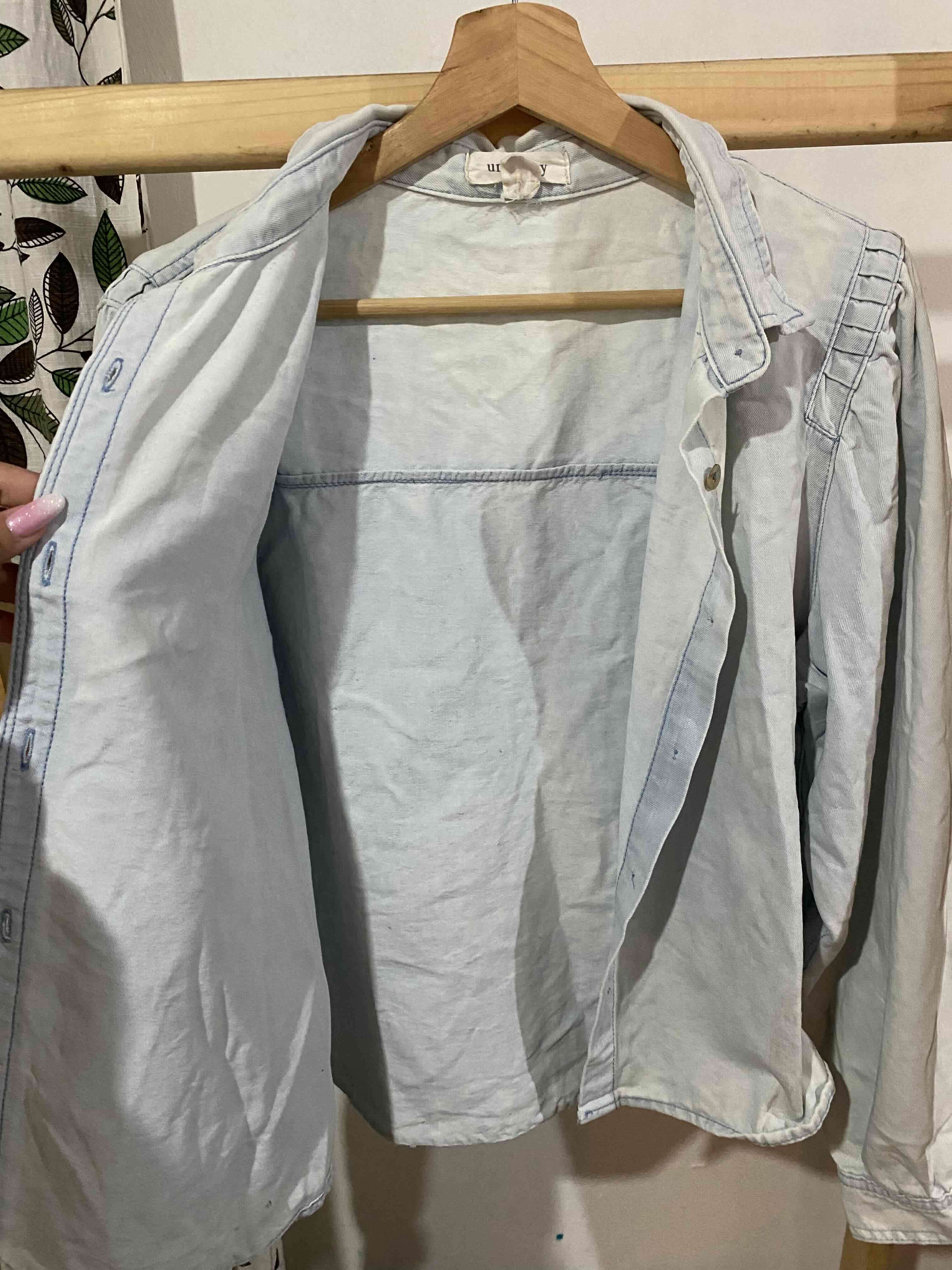 Camisa de mezclilla celeste - miniatura 5