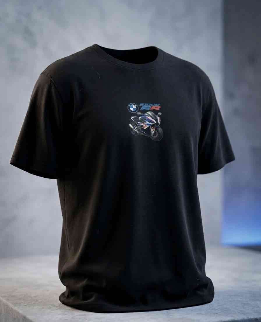 Polera negra BMW R - miniatura 1