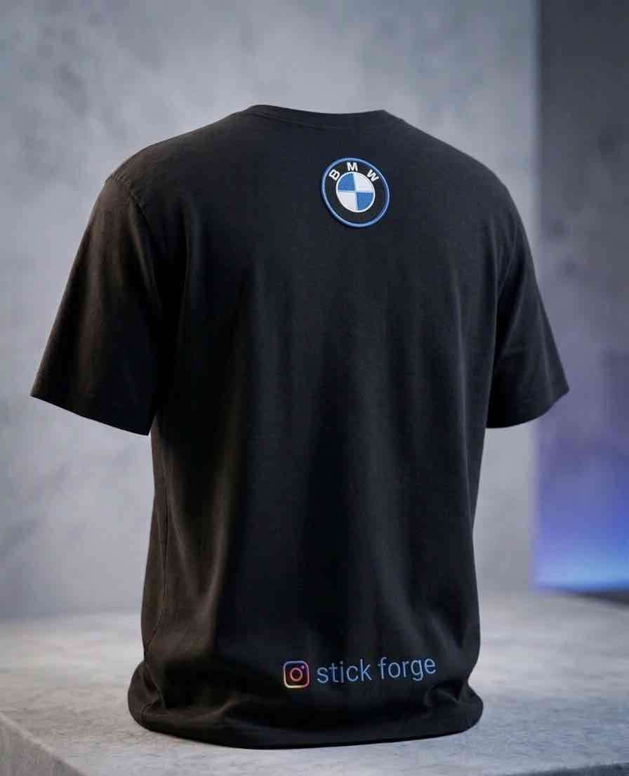 Polera negra BMW R - miniatura 2