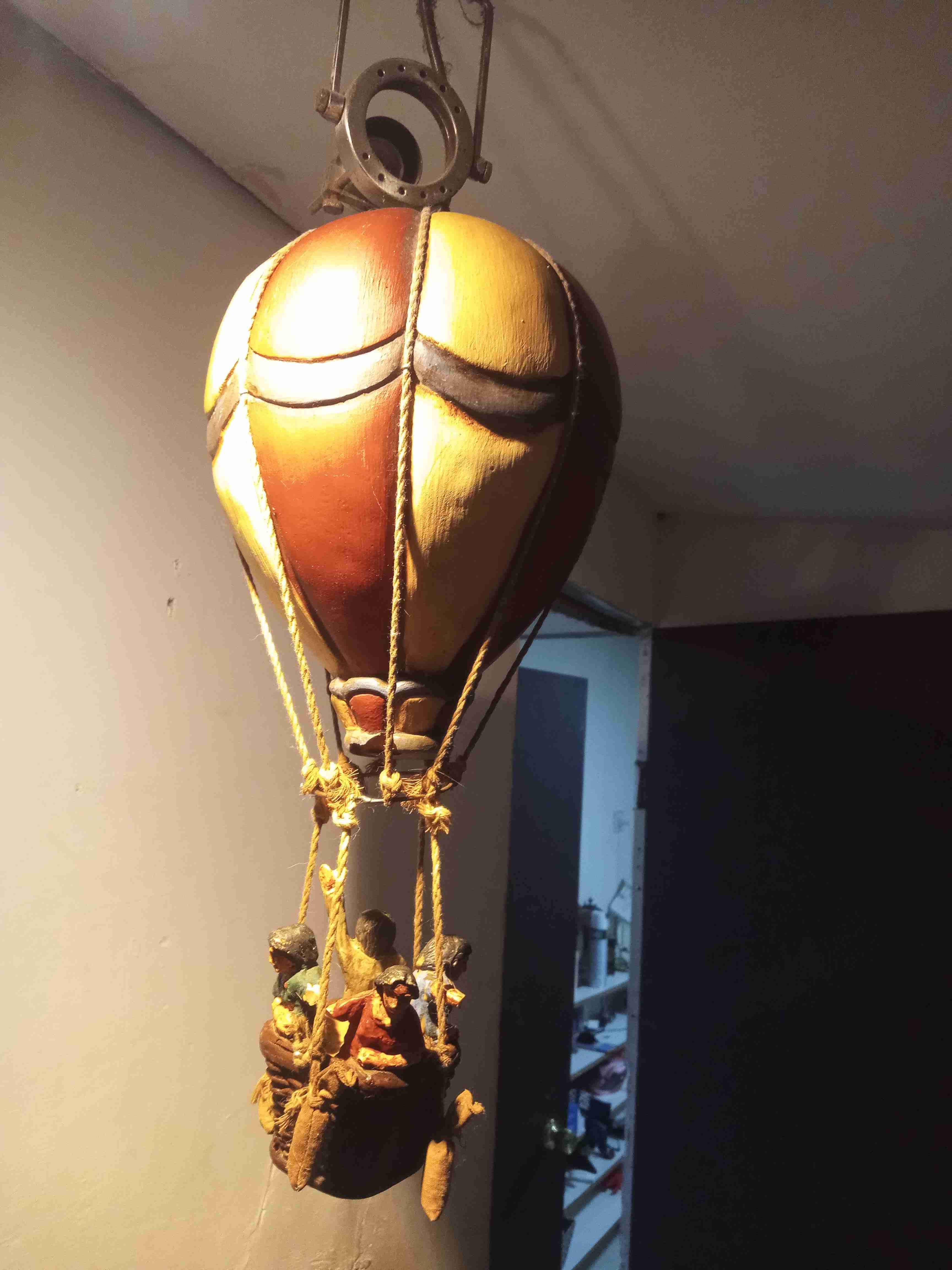 Lámpara decorativa globo aerostático - miniatura 4