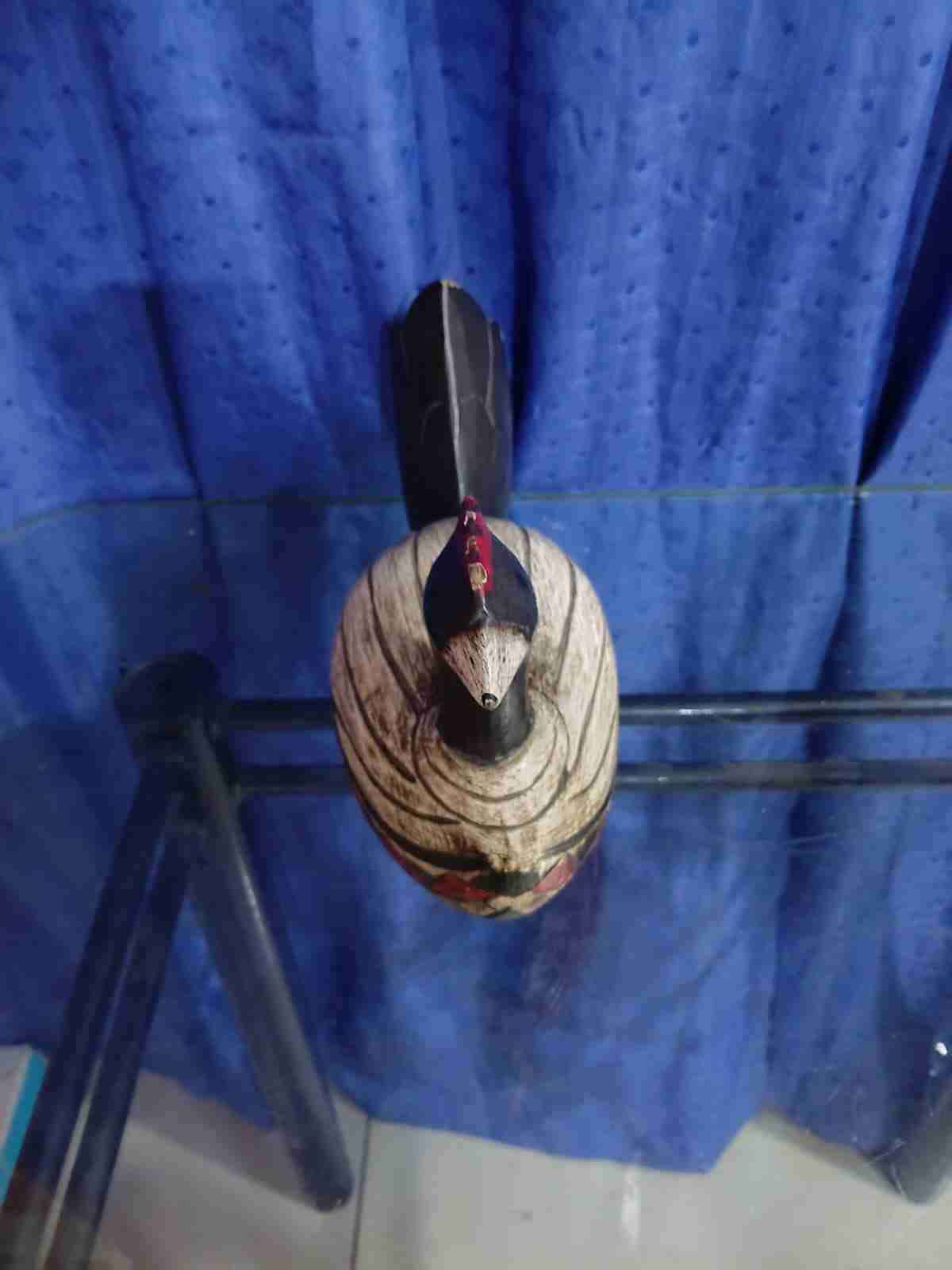 Escultura de pájaro tallada a mano - miniatura 2