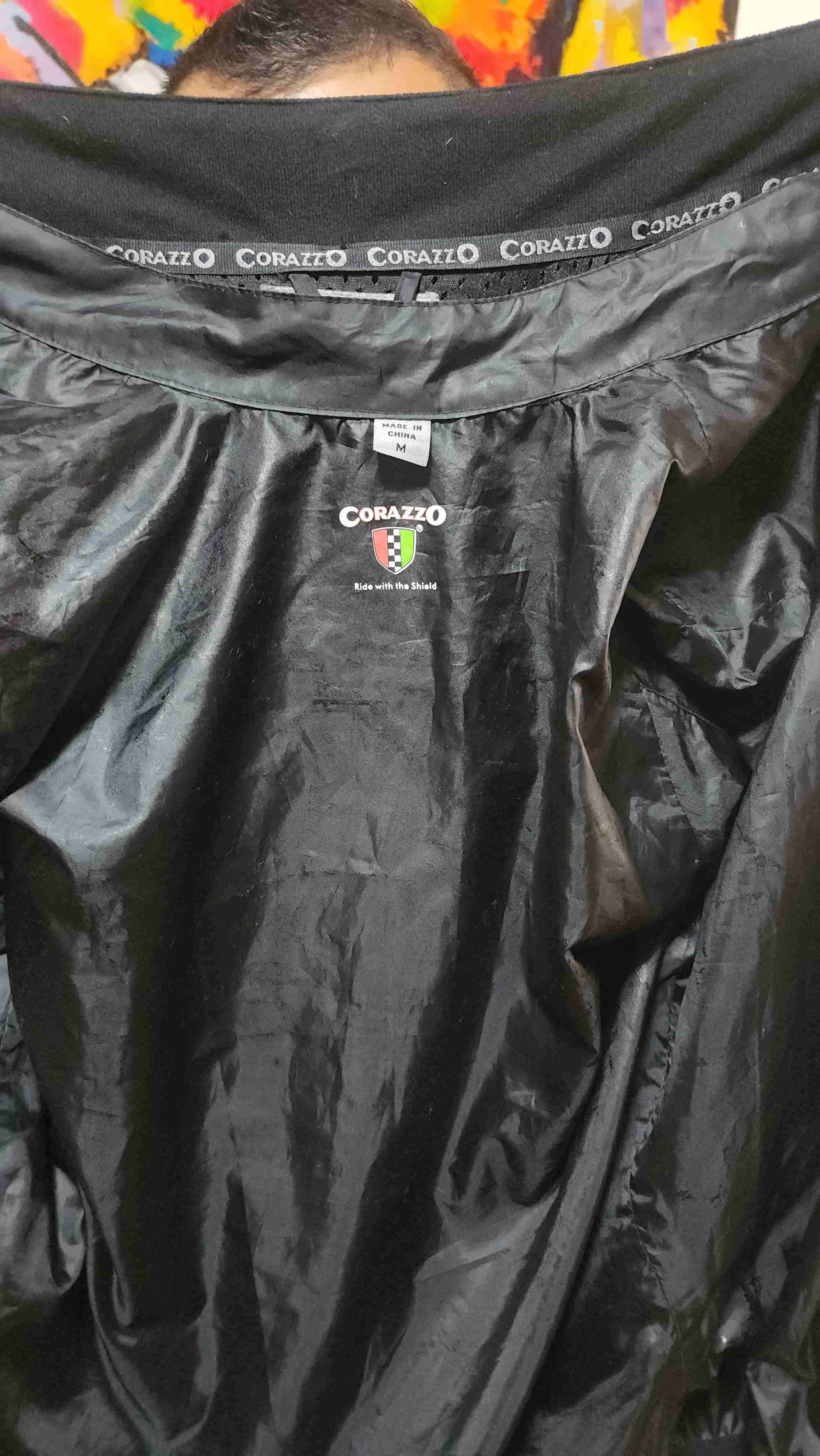 Chaqueta negra con protecciones - miniatura 2