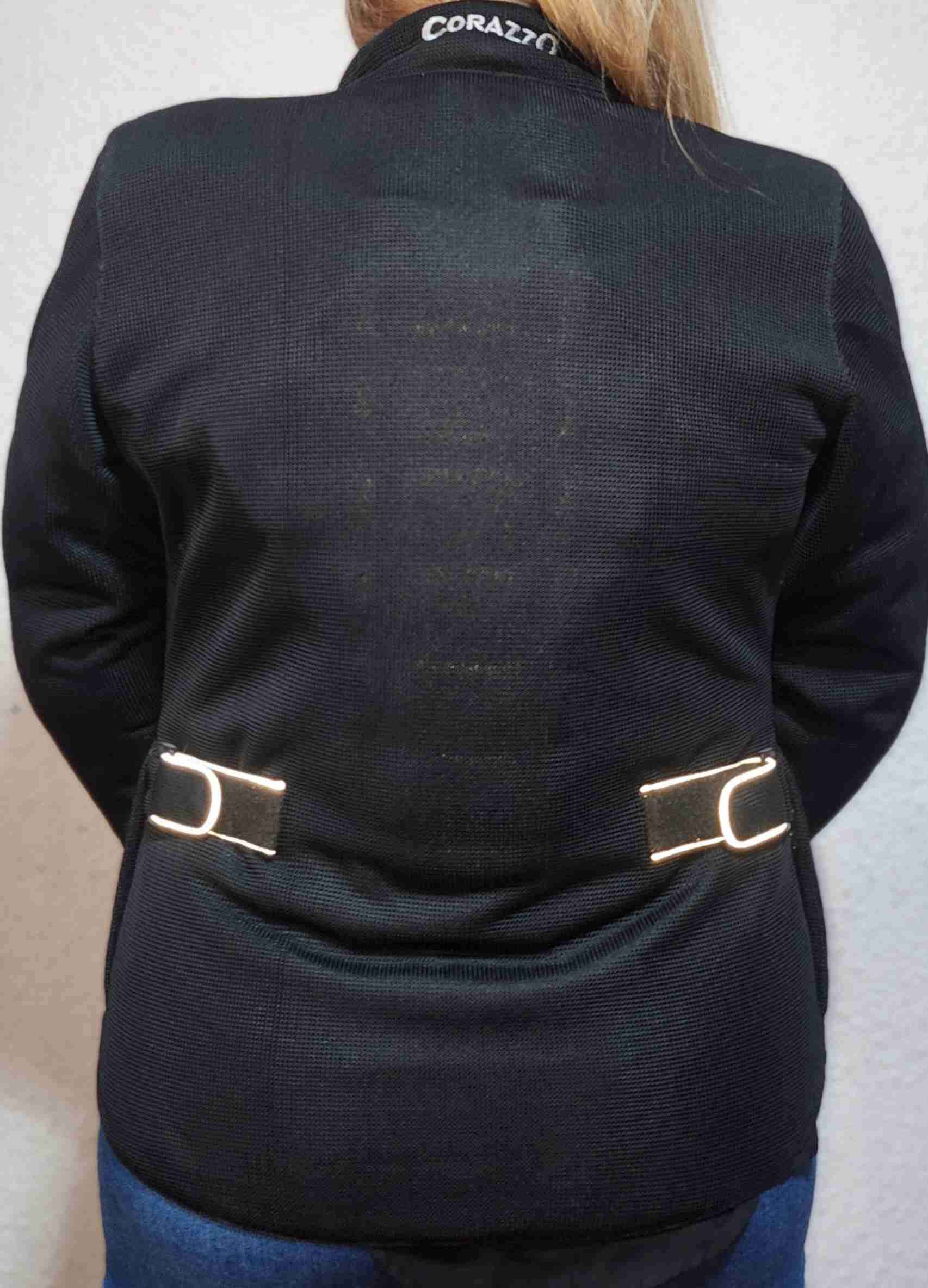 Chaqueta negra con protecciones - miniatura 3