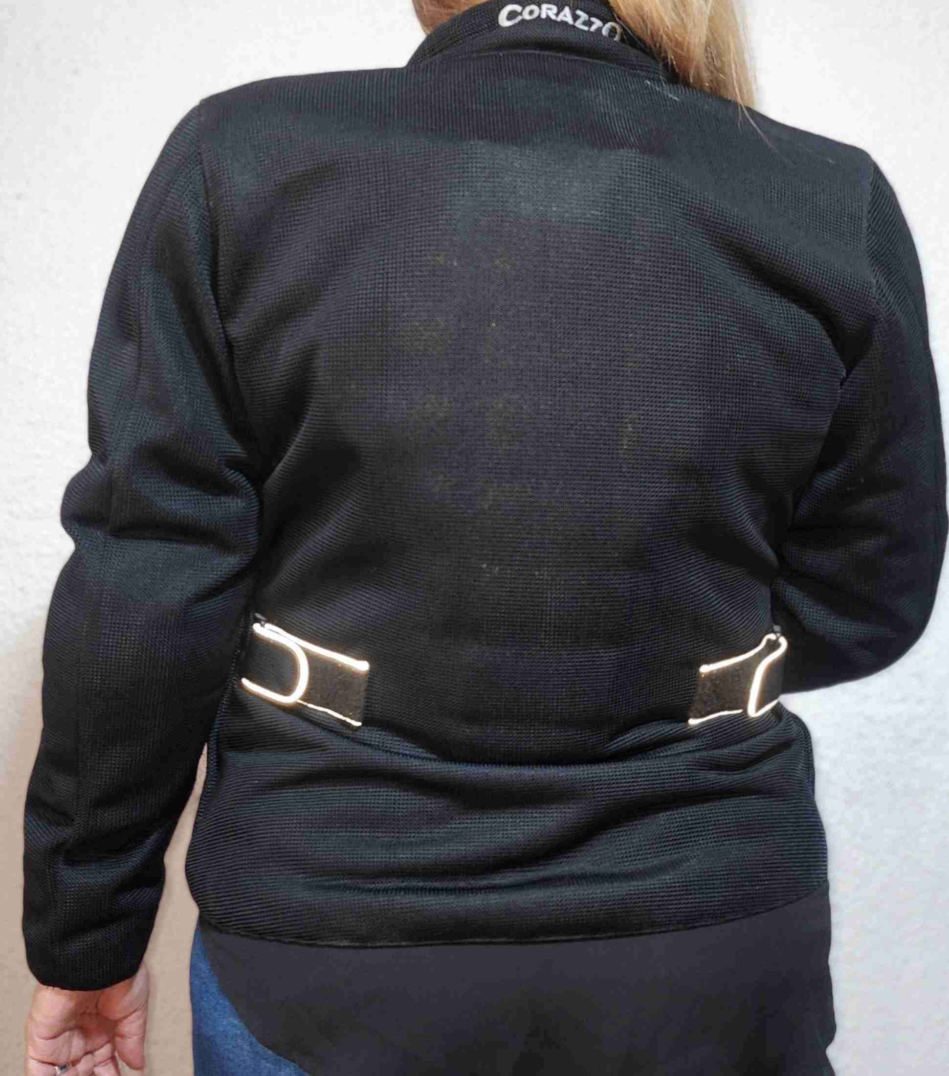Chaqueta negra con protecciones - miniatura 6