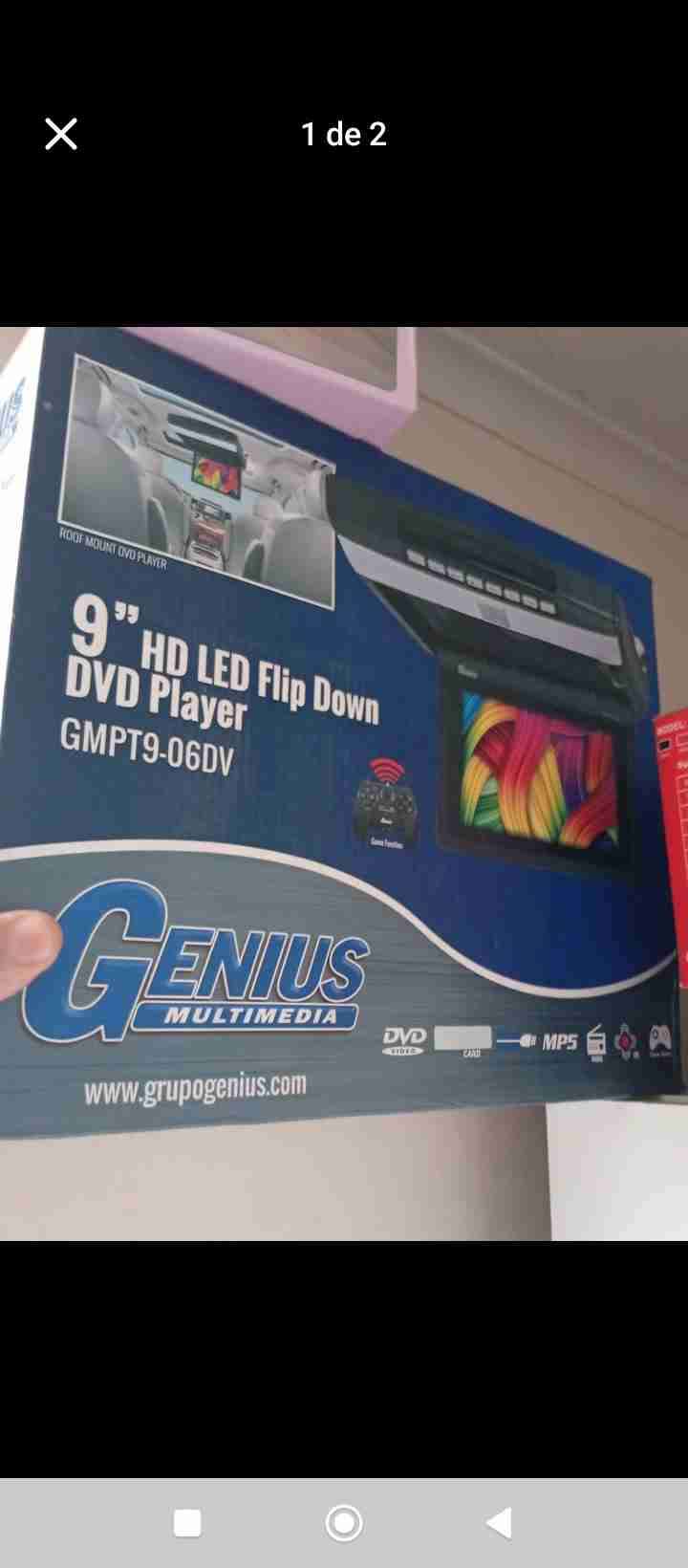 Reproductor DVD Genius 9'' HD LED