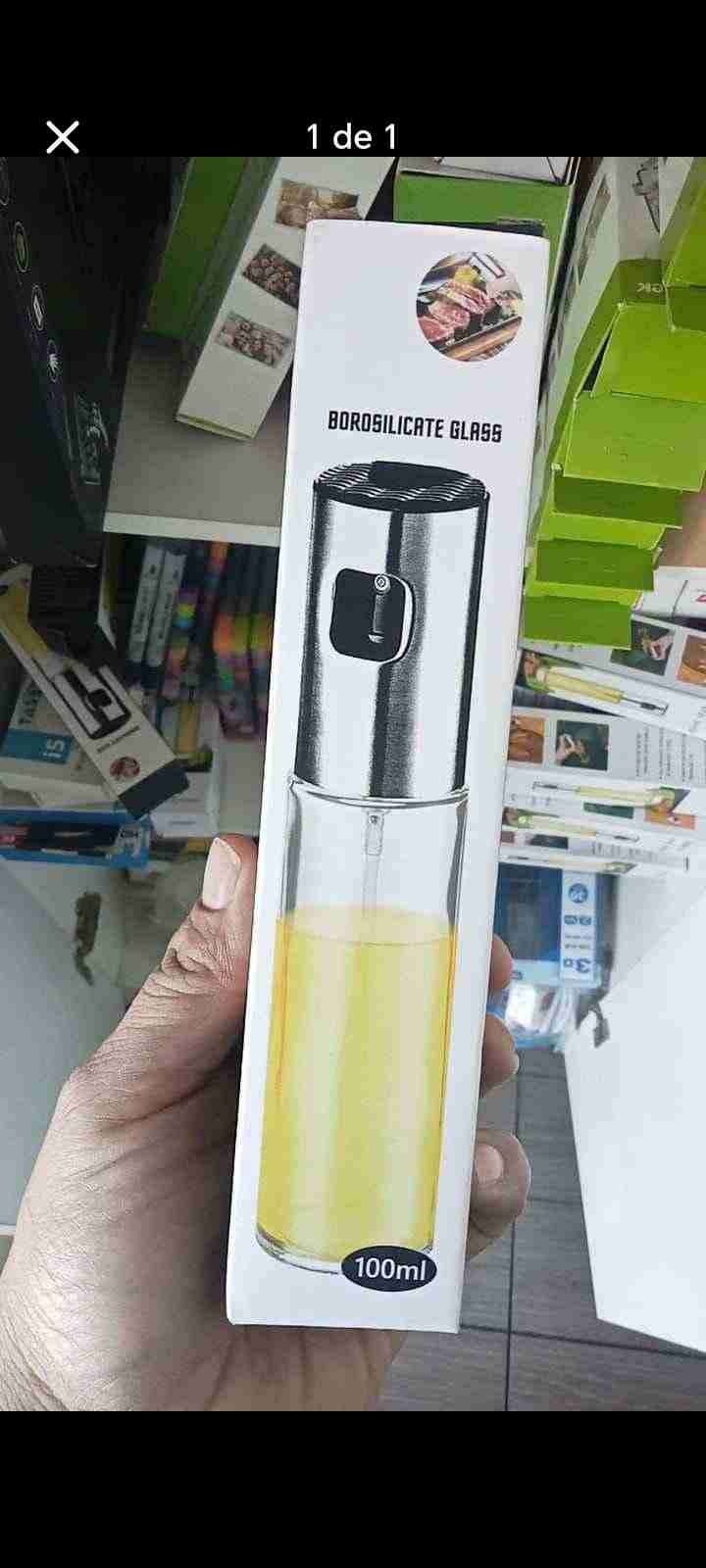 Rociador de vidrio borosilicato 100ml