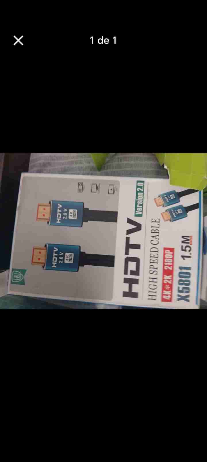 Cable HDMI HDTV versión 2.0