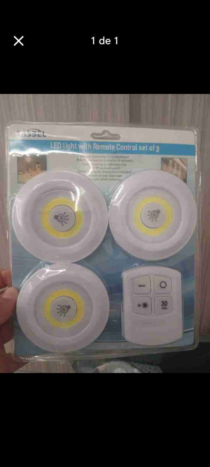 Set de luces LED con control remoto