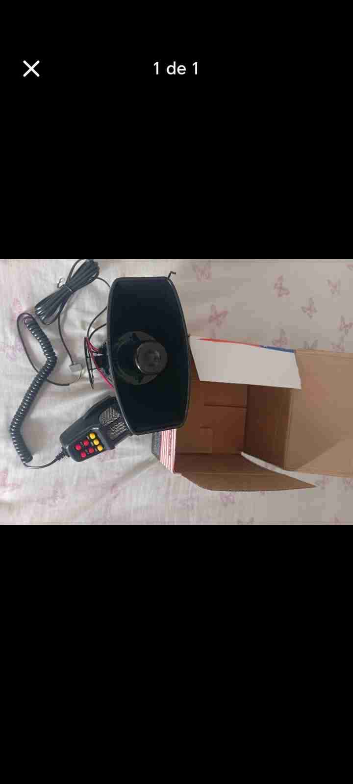 Megáfono con micrófono incorporado para auto