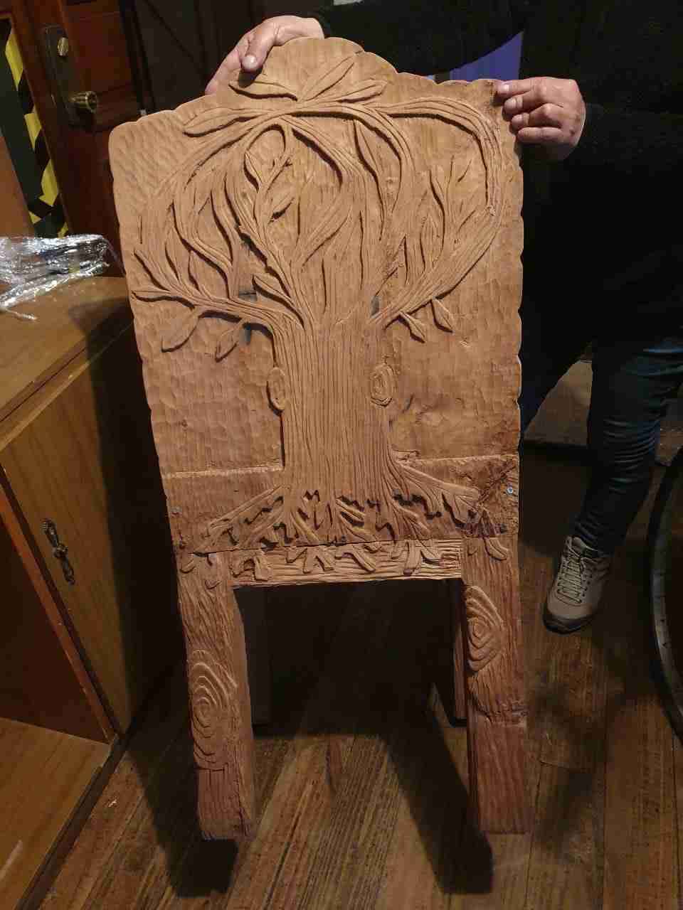 Panel tallado de madera - miniatura 1