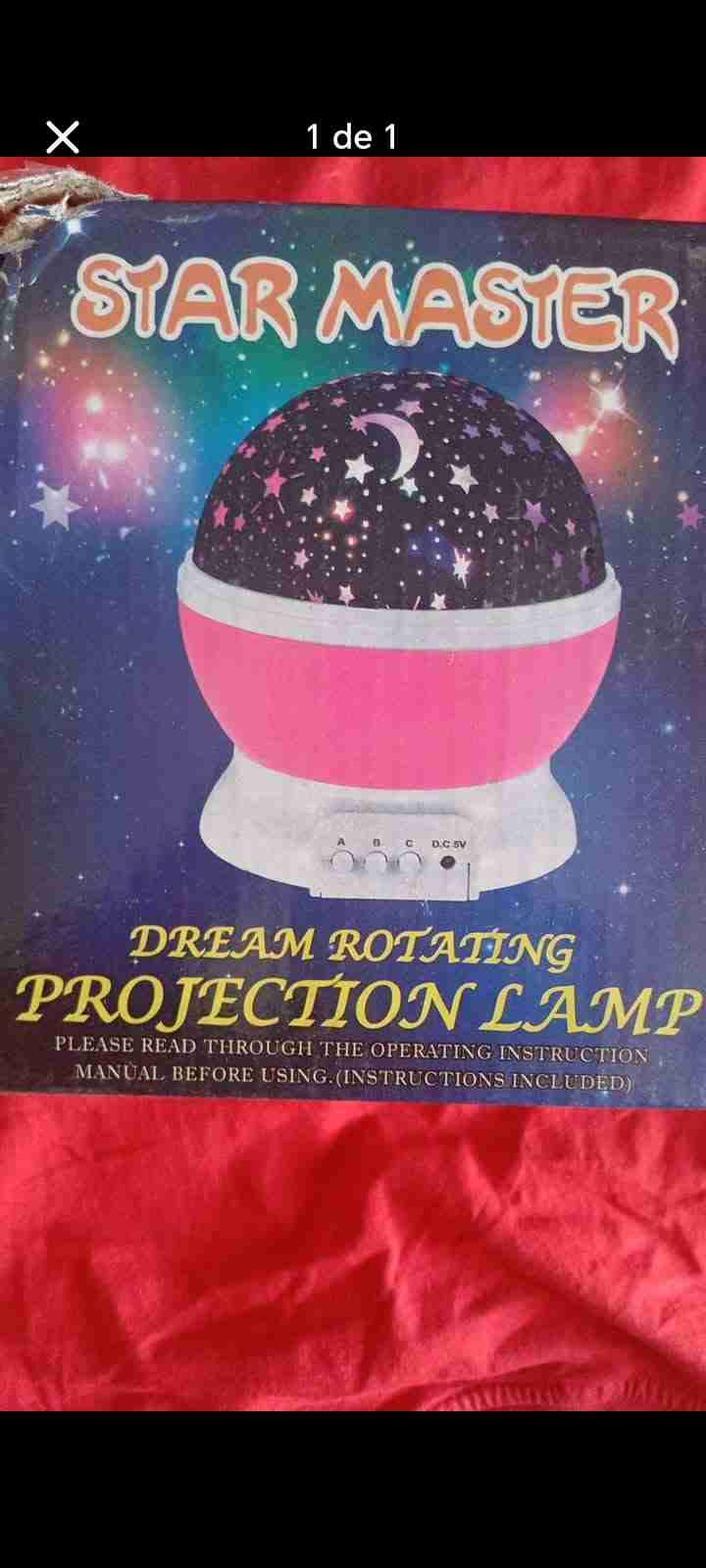 Lámpara proyector Star Master/ espanta cuco