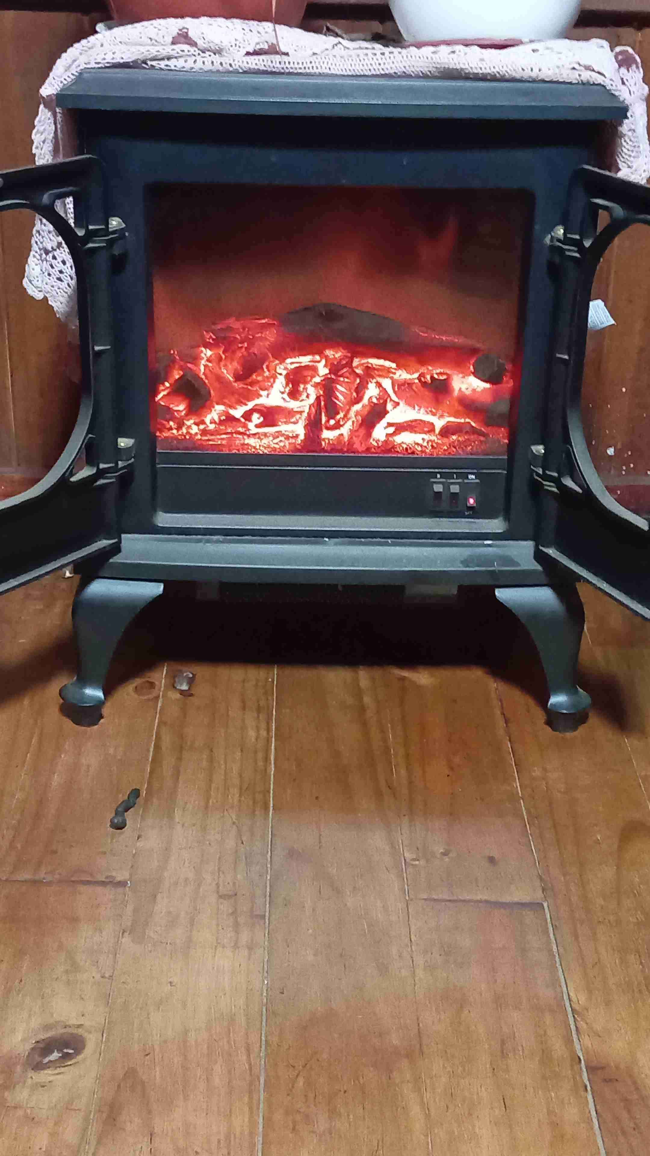 Estufa eléctrica decorativa Recco - miniatura 2