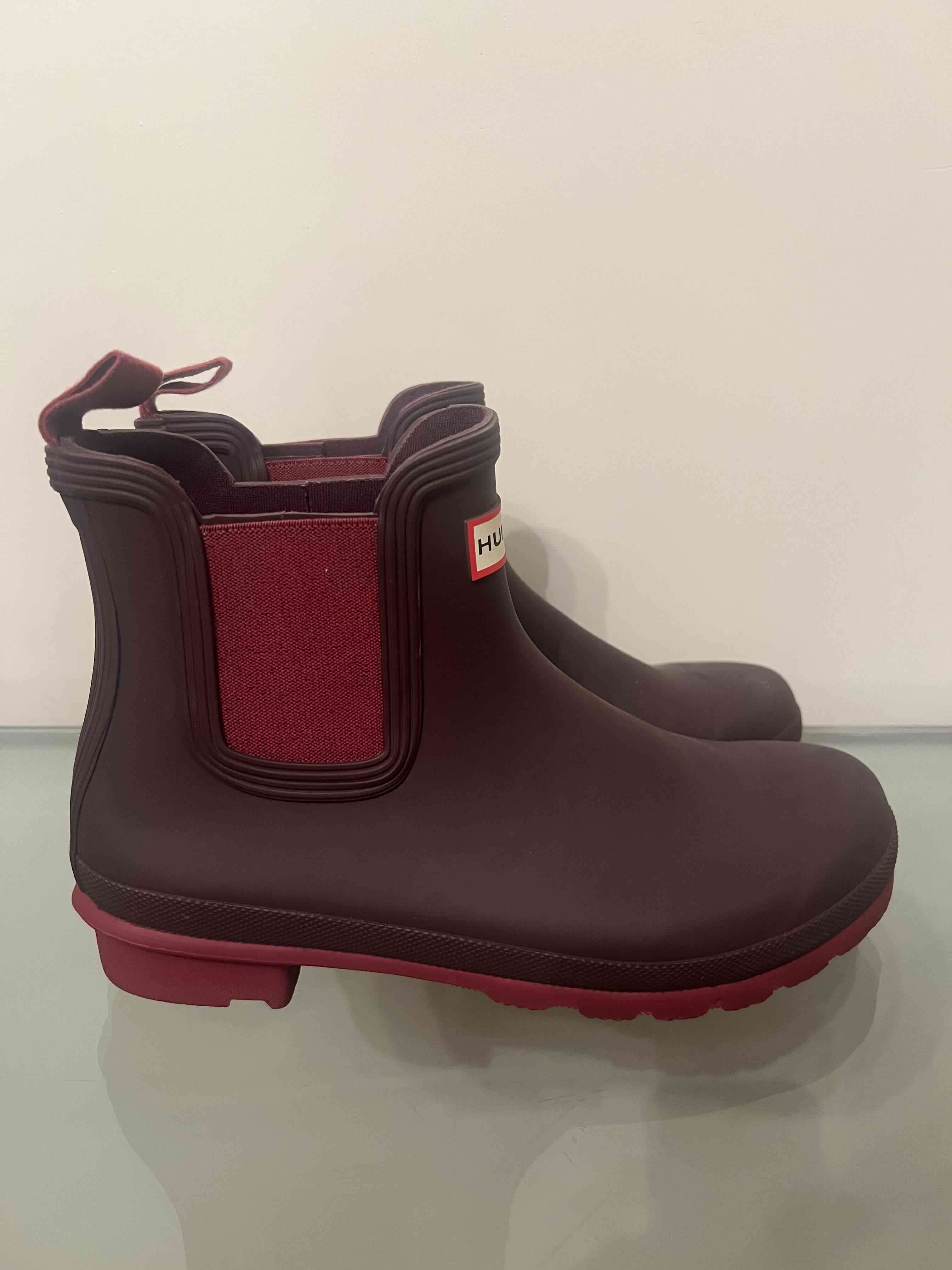 Botas Hunter impermeables burdeos 40-41 - miniatura 2