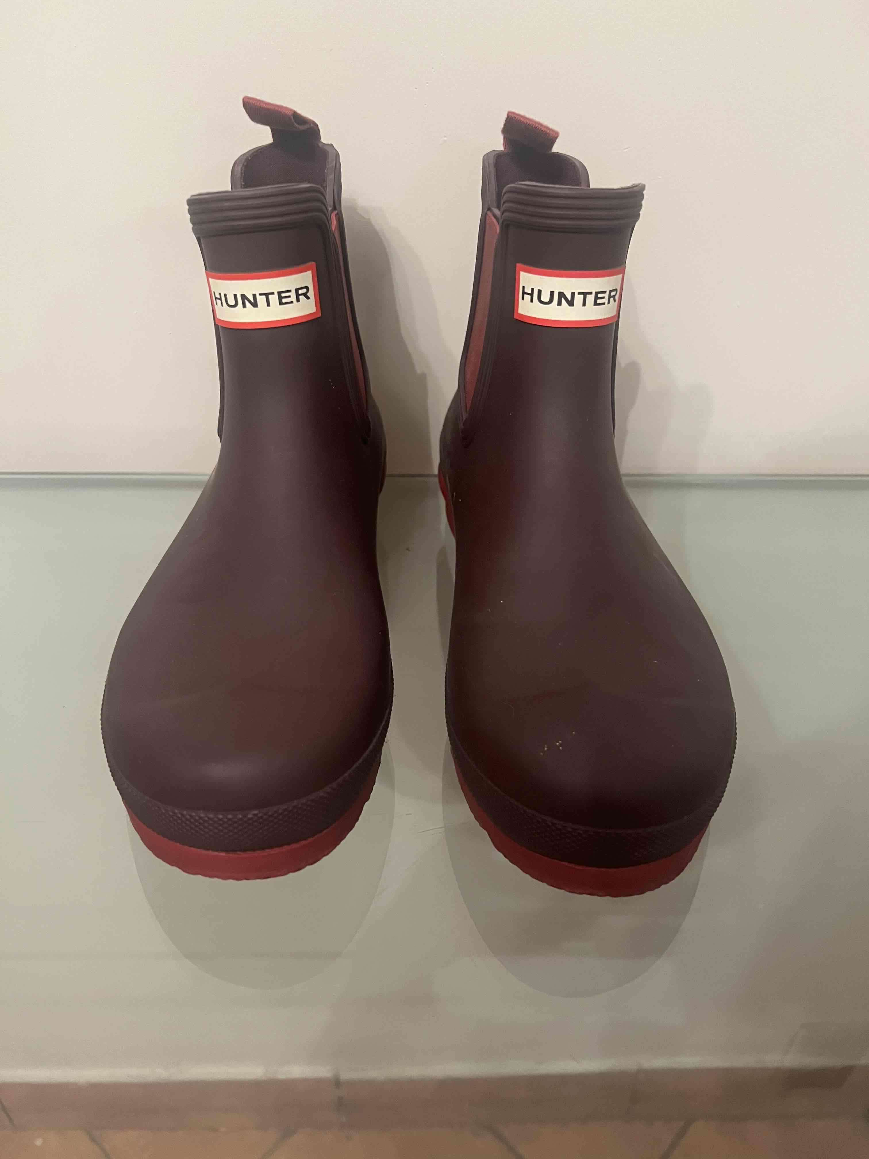 Botas Hunter impermeables burdeos 40-41 - miniatura 4