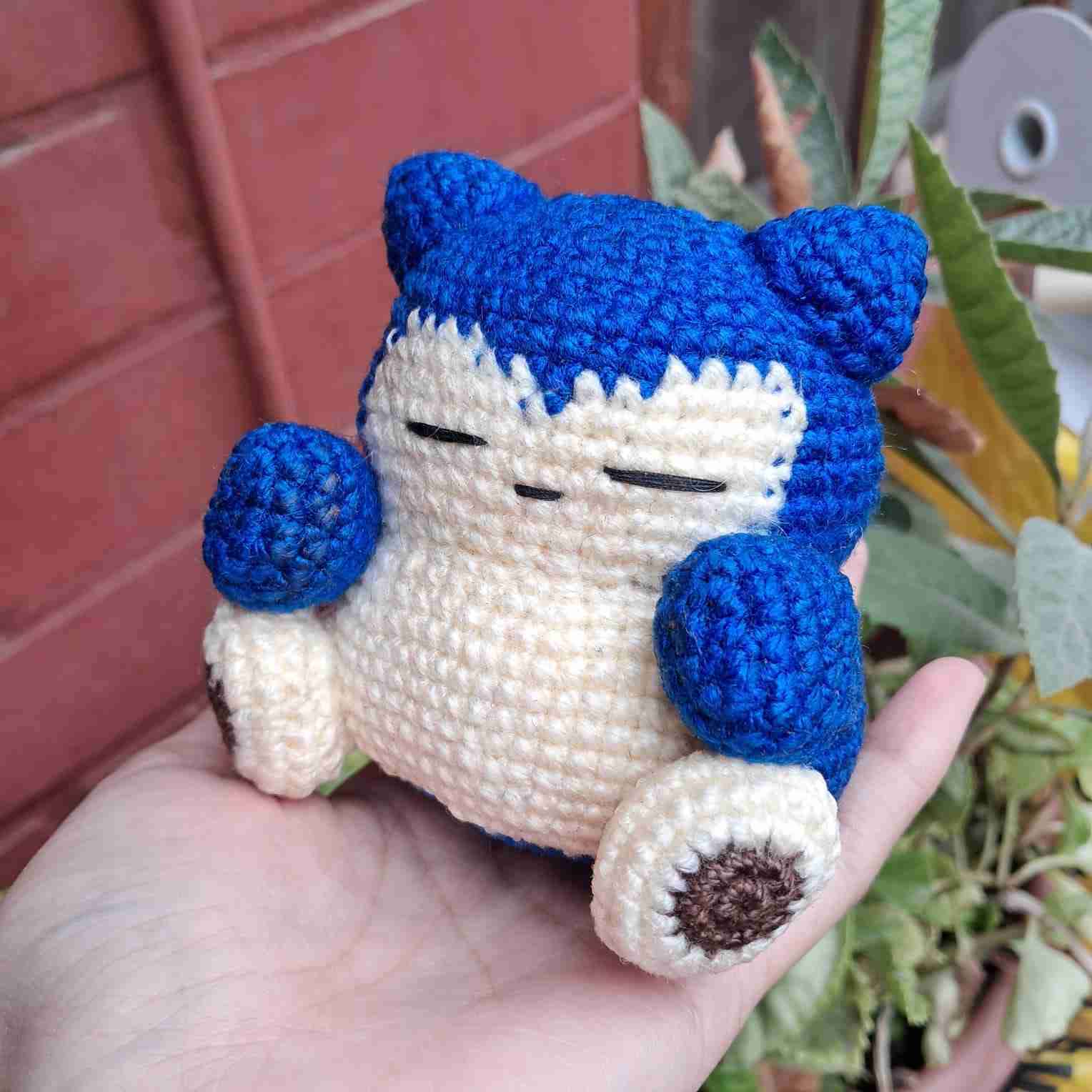 Amigurumi dragón naranja - miniatura 3