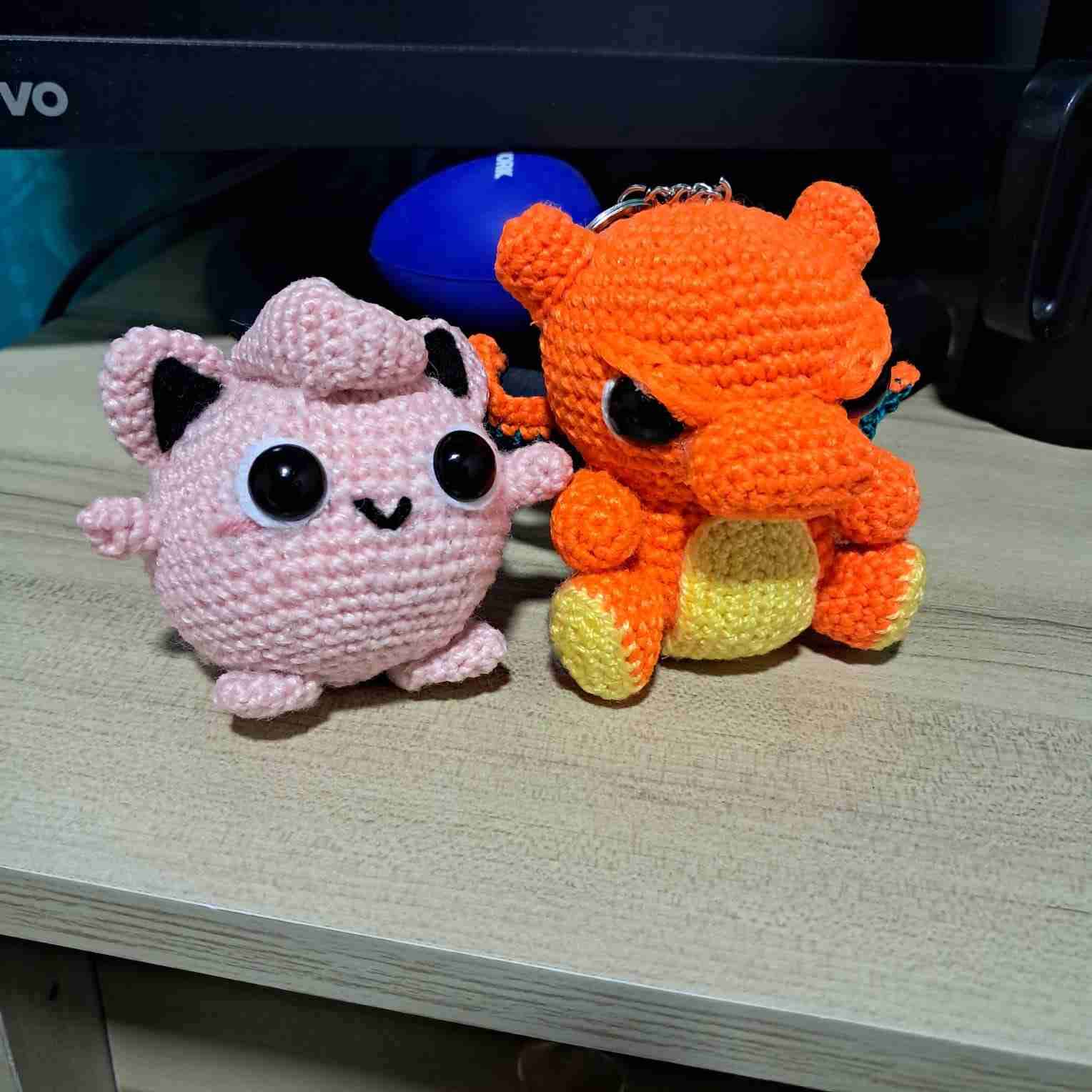 Amigurumi dragón naranja - miniatura 4
