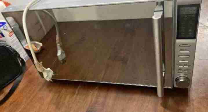 Microondas plateado con espejo Somela - miniatura 1